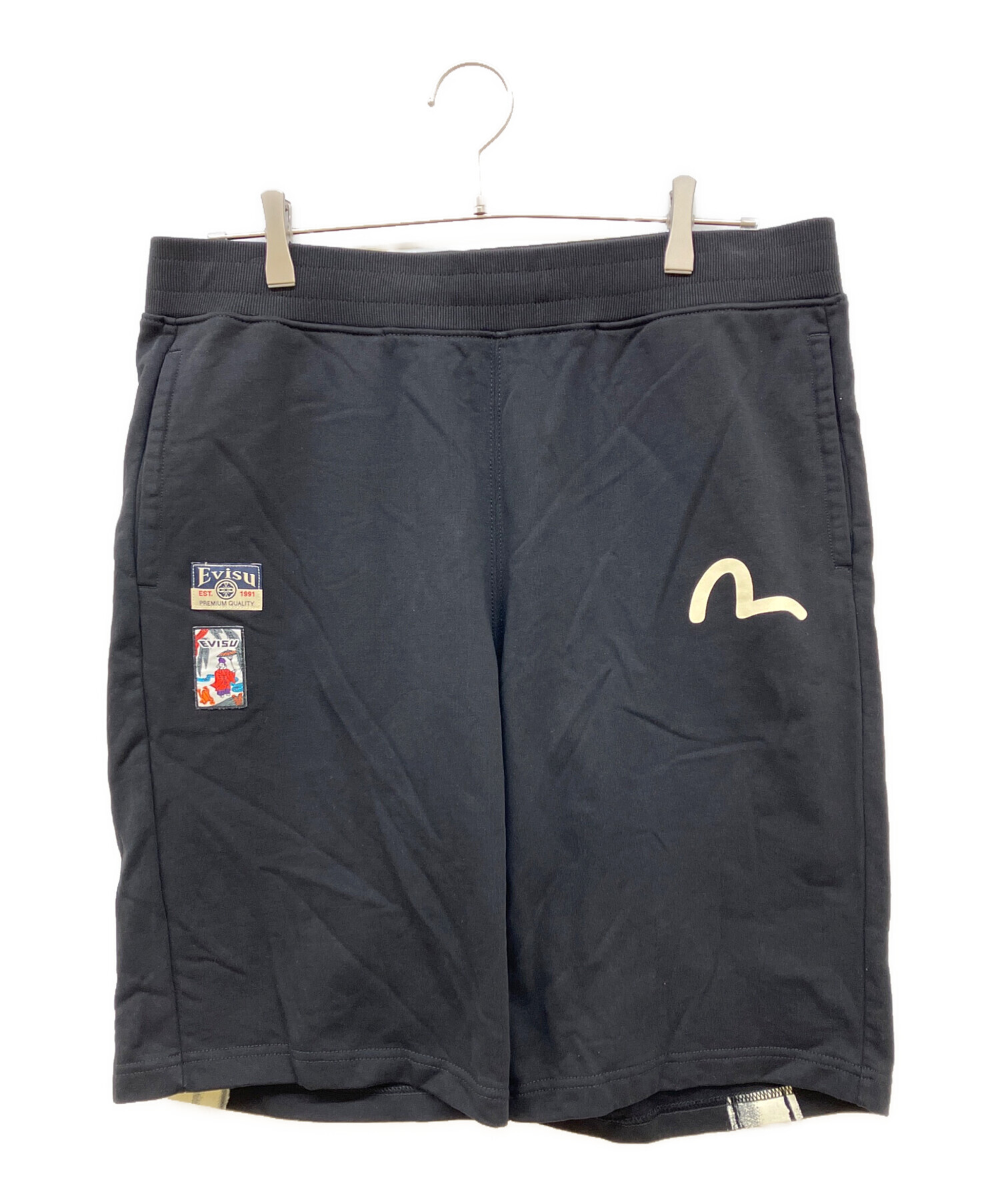 中古・古着通販】EVISU (エヴィス) プリントスウェットショーツ