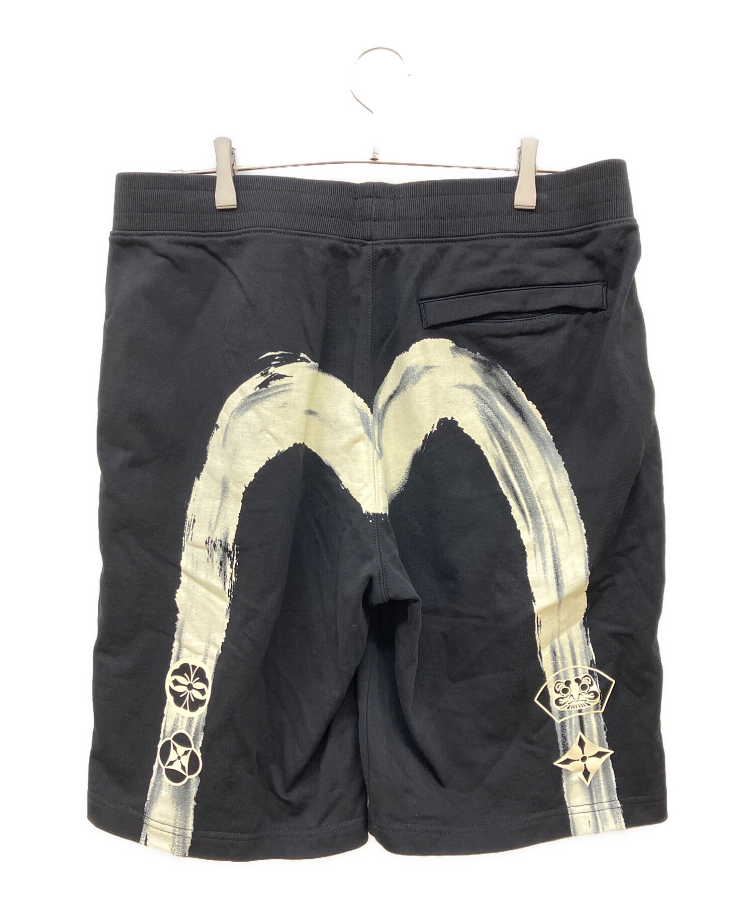 中古・古着通販】EVISU (エヴィス) プリントスウェットショーツ