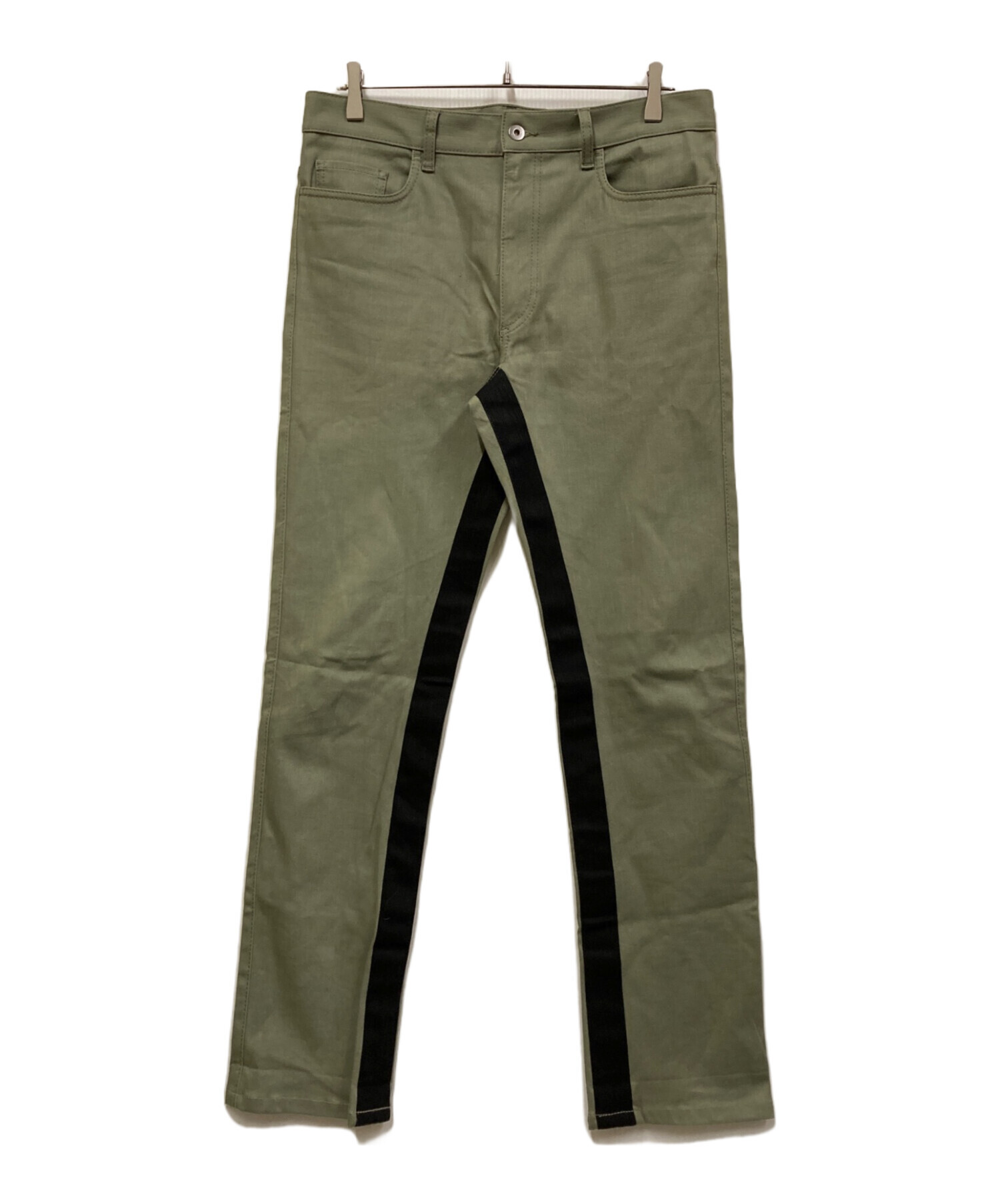 中古・古着通販】PRADA (プラダ) ラインパンツ グリーン サイズ:SIZE