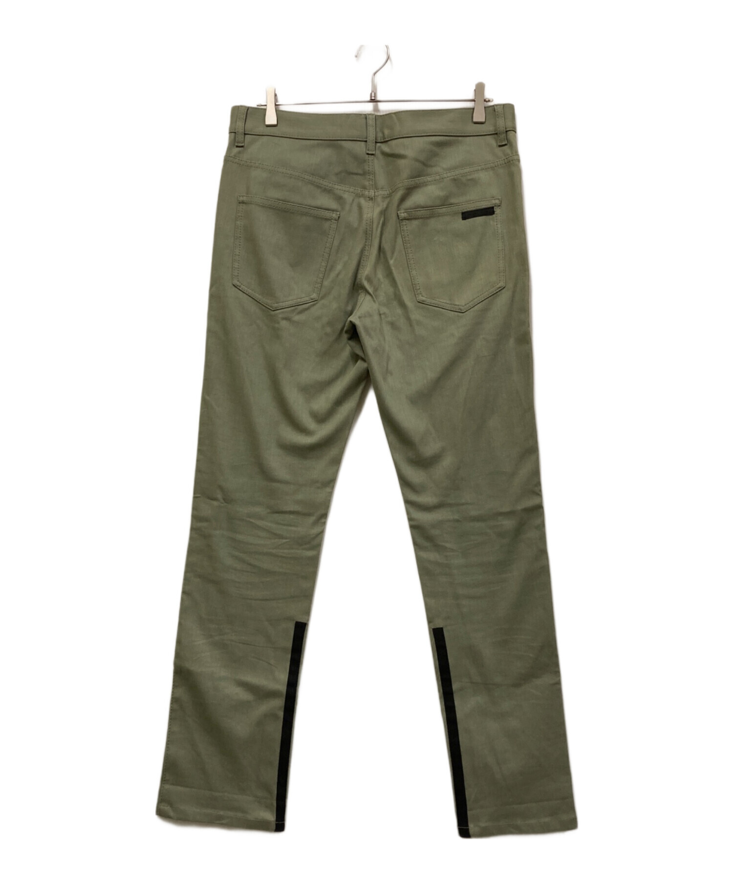 中古・古着通販】PRADA (プラダ) ラインパンツ グリーン サイズ:SIZE