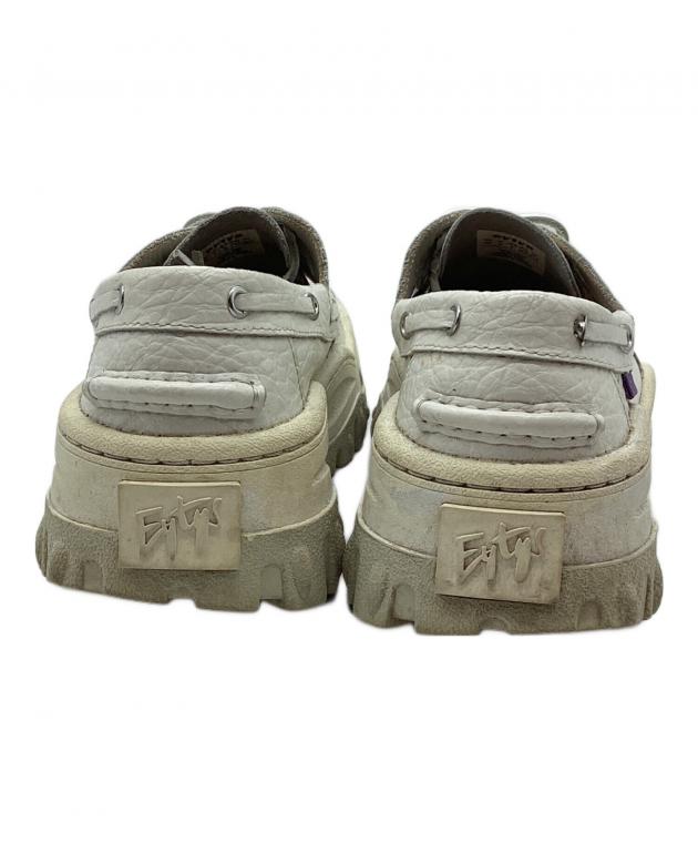 中古・古着通販】Eytys (エイティーズ) 厚底デッキシューズ ホワイト