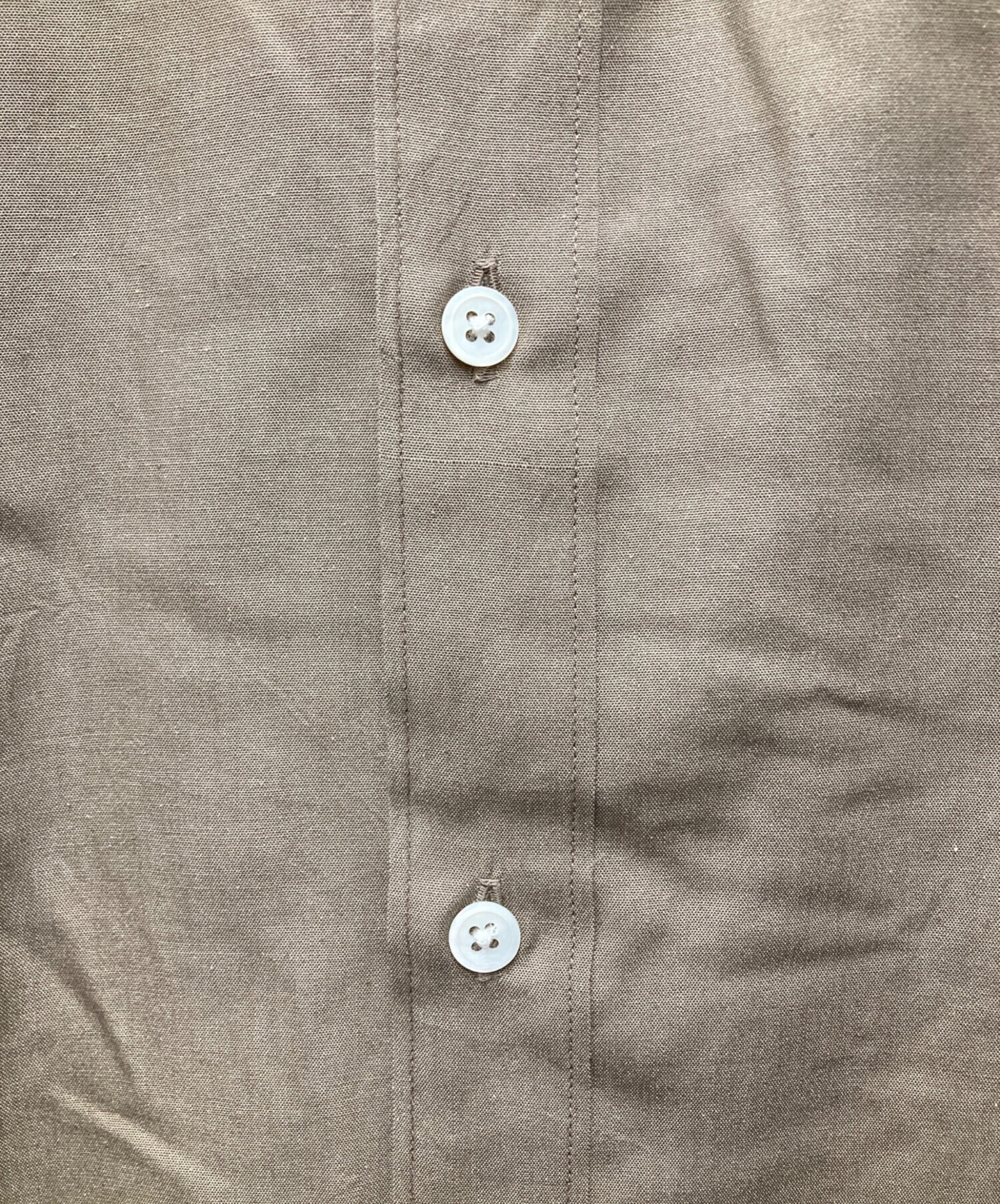 中古・古着通販】ATON (エイトン) SHORT FIBER SILK WASHED SHIRT
