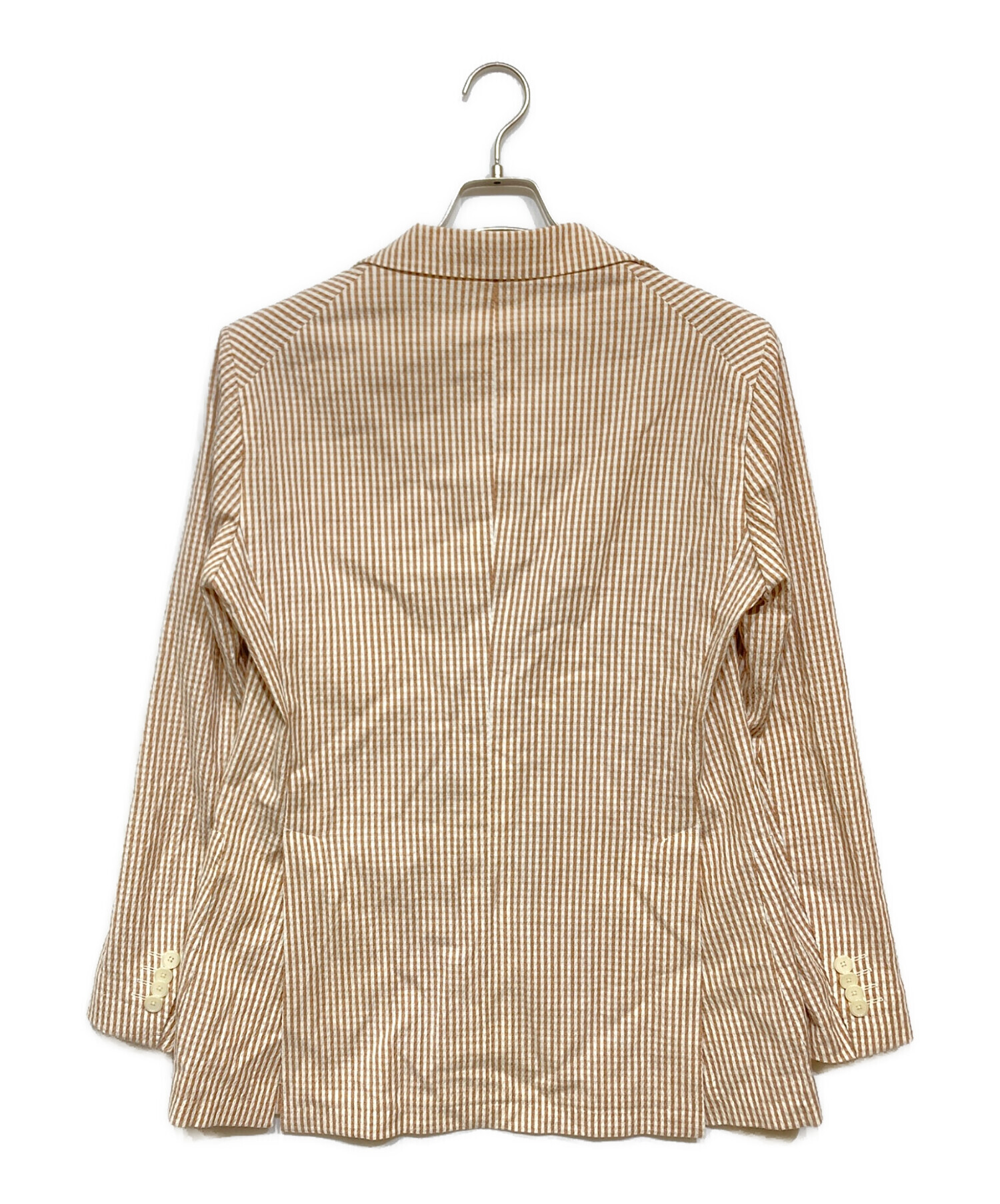 45349★夏 TAGLIATORE タリアトーレ ジャケット シアサッカー 中古・古着通販】TAGLIATORE (タリアトーレ) シアサッカーテーラード