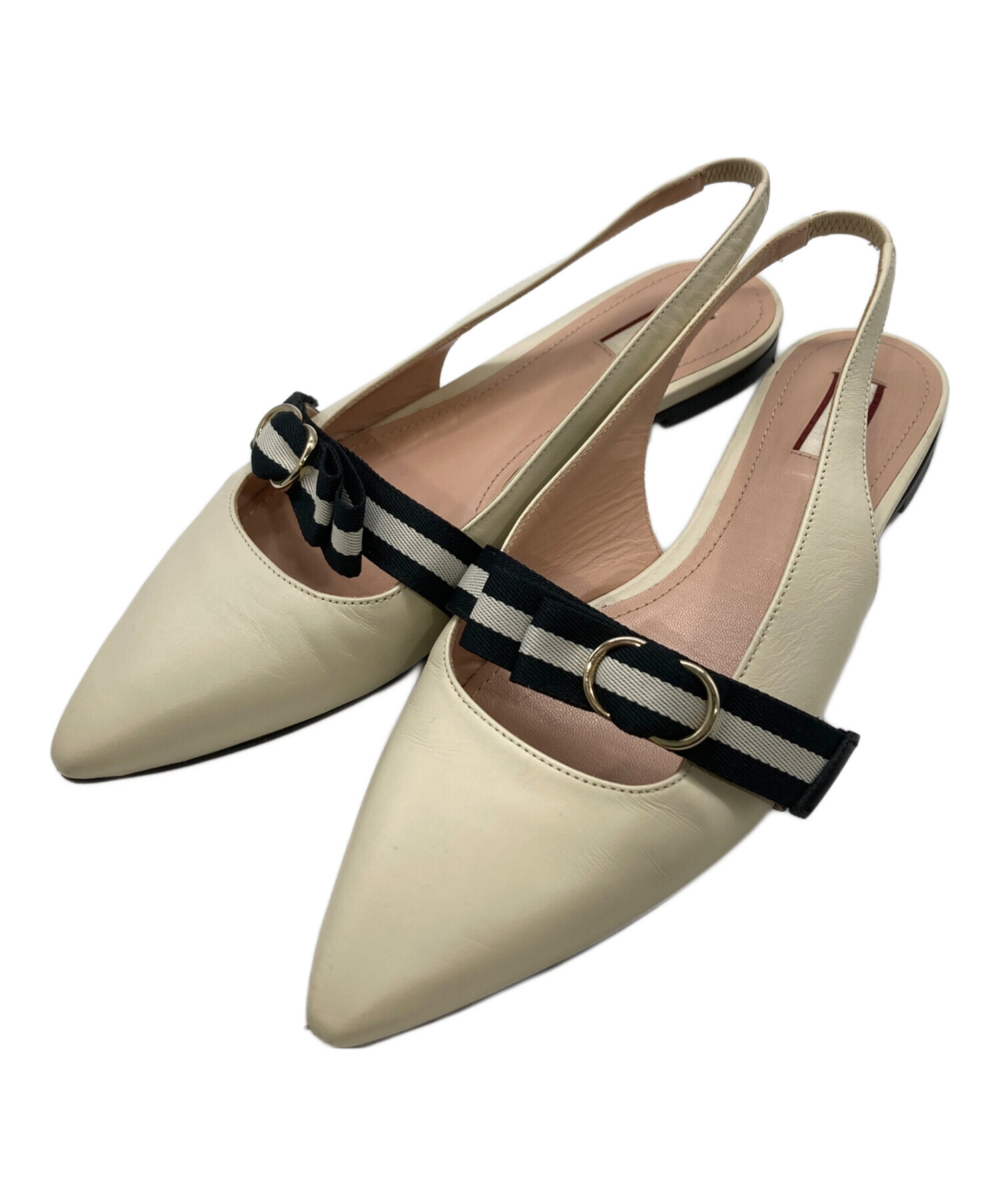 中古・古着通販】BALLY (バリー) ALI FLAT アイボリー サイズ:36