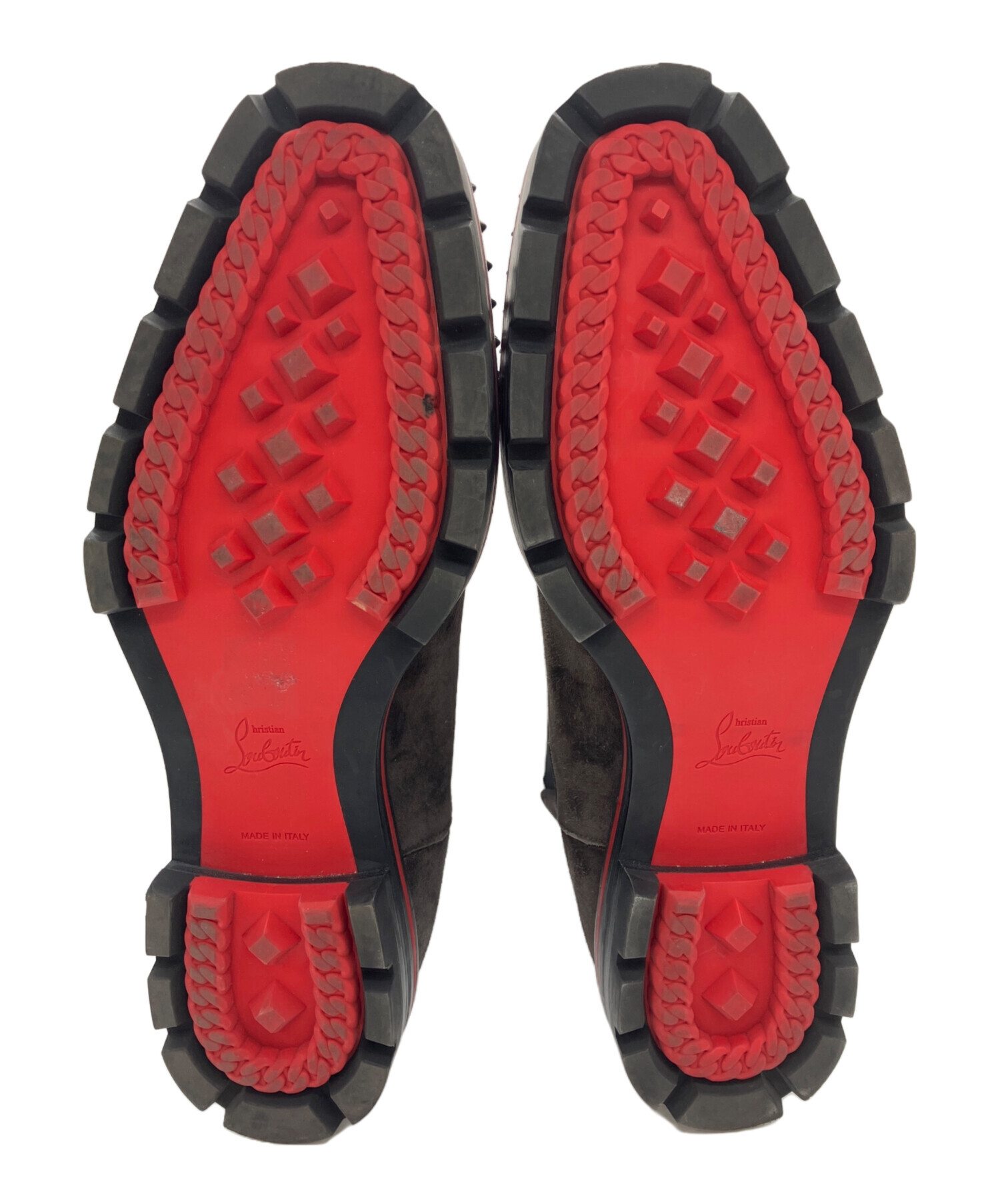 Christian Louboutin ルブタン サイドゴアブーツ スタッズ 中古・古着通販】Christian Louboutin (クリスチャン・ルブタン