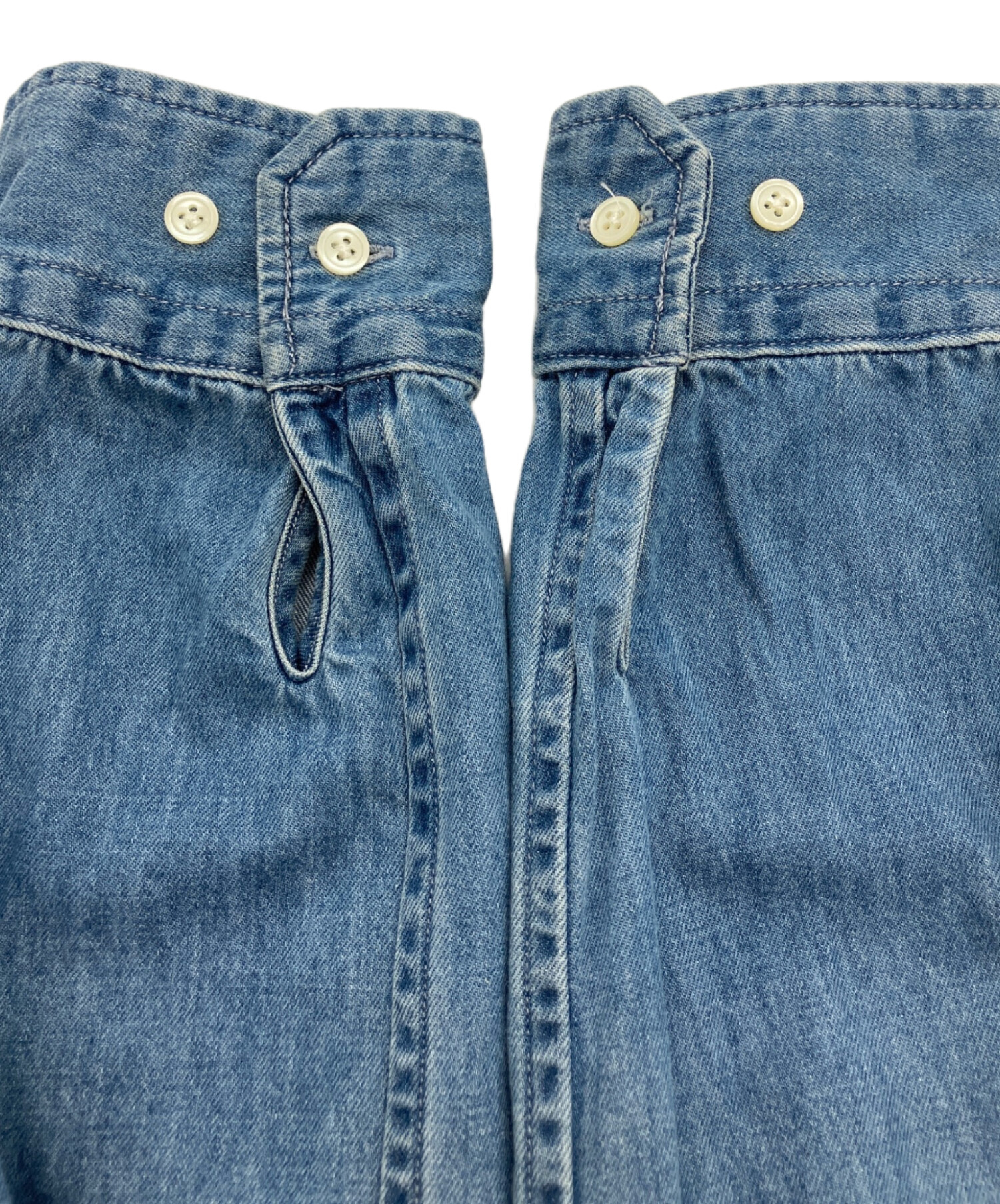 中古・古着通販】blanc basque (ブランバスク) パールボタンデニム 