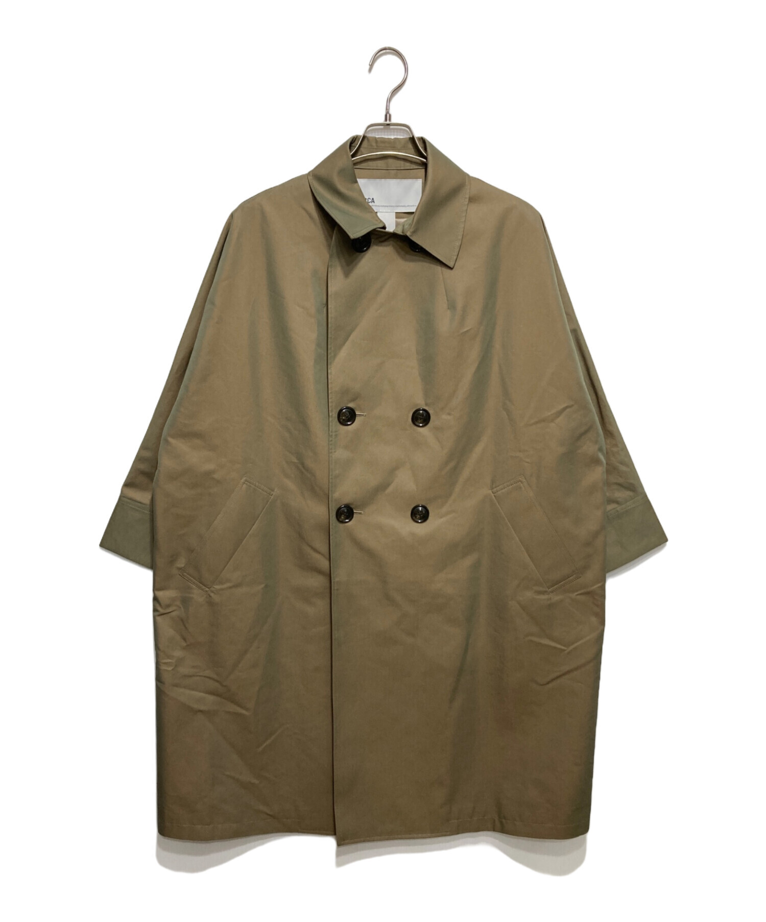 中古・古着通販】ticca (ティッカ) トレンチテントコート カーキ