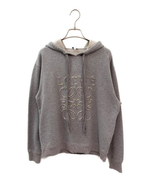 中古・古着通販】LOEWE (ロエベ) アナグラムコットンパーカー グレー