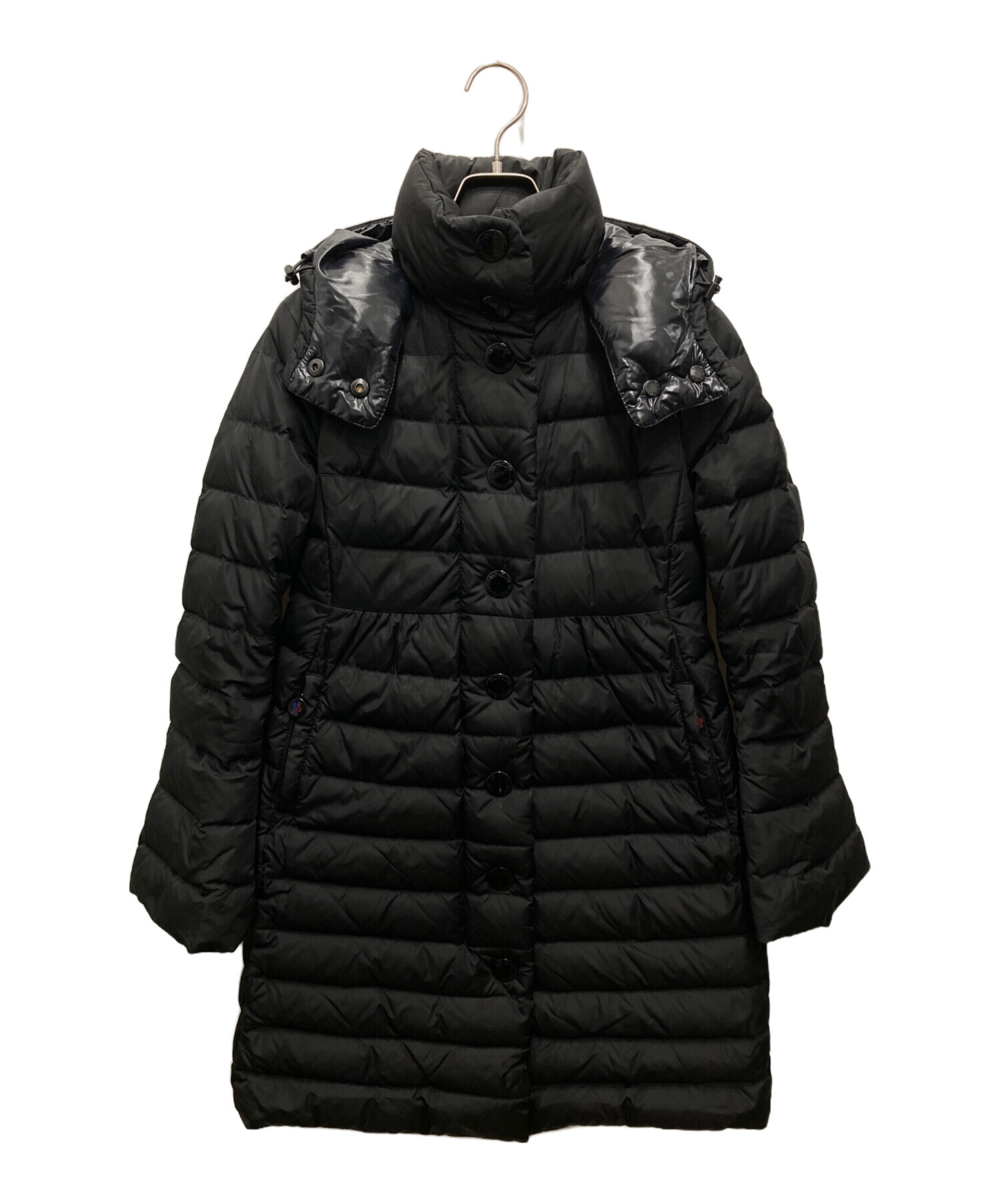 美品　MONCLER モンクレール　ダウンコート サイズ1 ブラック　JURA 中古・古着通販】MONCLER (モンクレール) JURA/ダウンコート ブラック