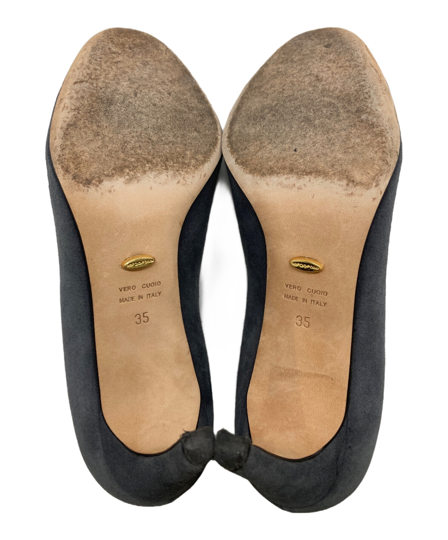 中古・古着通販】sergio rossi (セルジオロッシ) スウェードパンプス