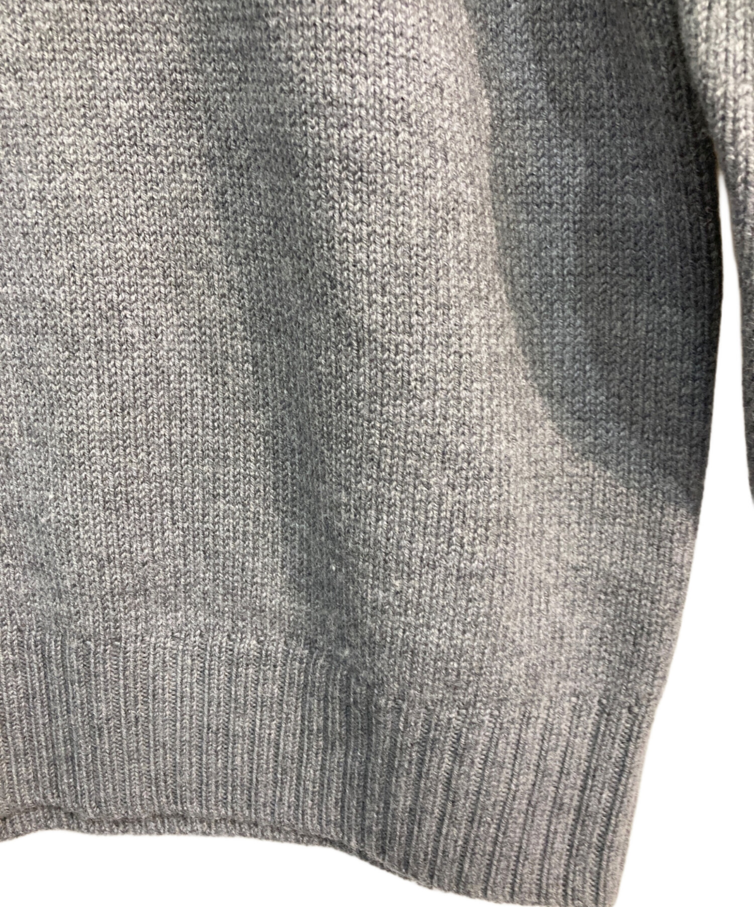 中古・古着通販】Denham (デンハム) Dロゴクルーネックニット 01-24-12