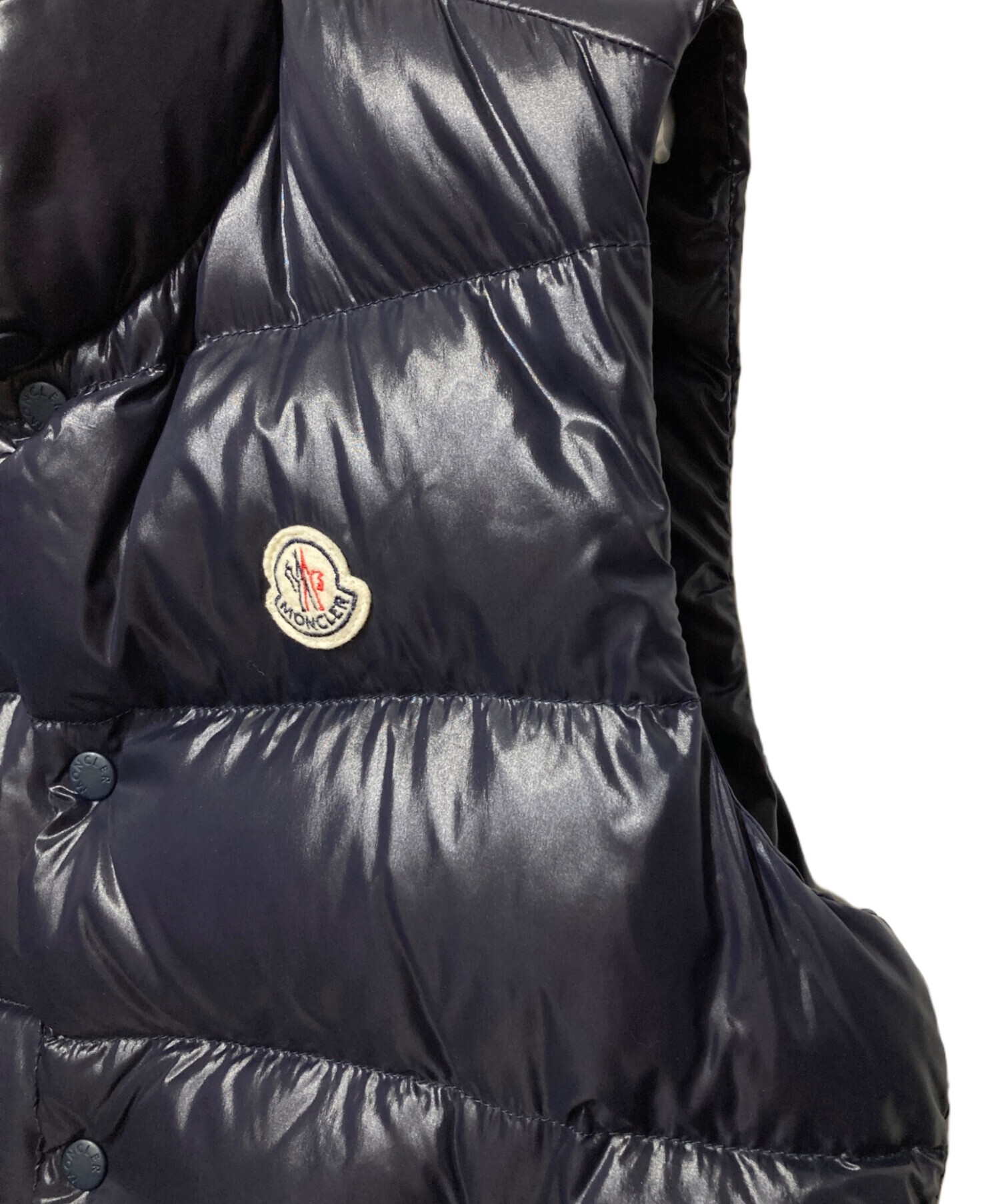 中古・古着通販】MONCLER (モンクレール) GIDE/ダウンベスト ネイビー 