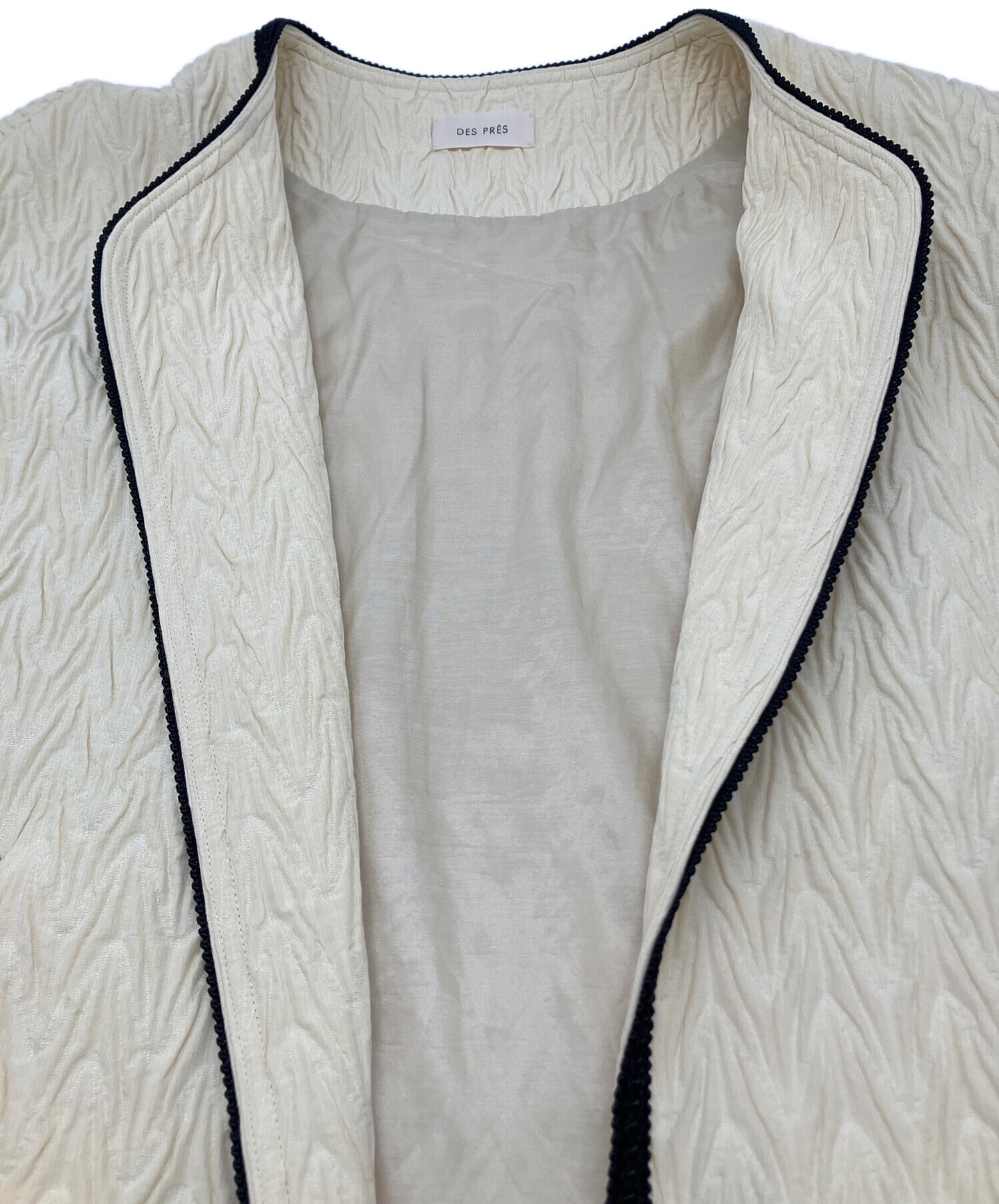 中古・古着通販】DES PRES (デ プレ) ヘリンボーンジャカード ノー