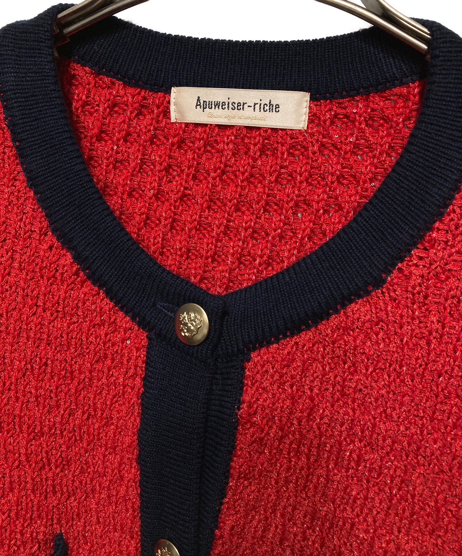 中古・古着通販】Apuweiser-riche (アプワイザーリッシェ) 配色金
