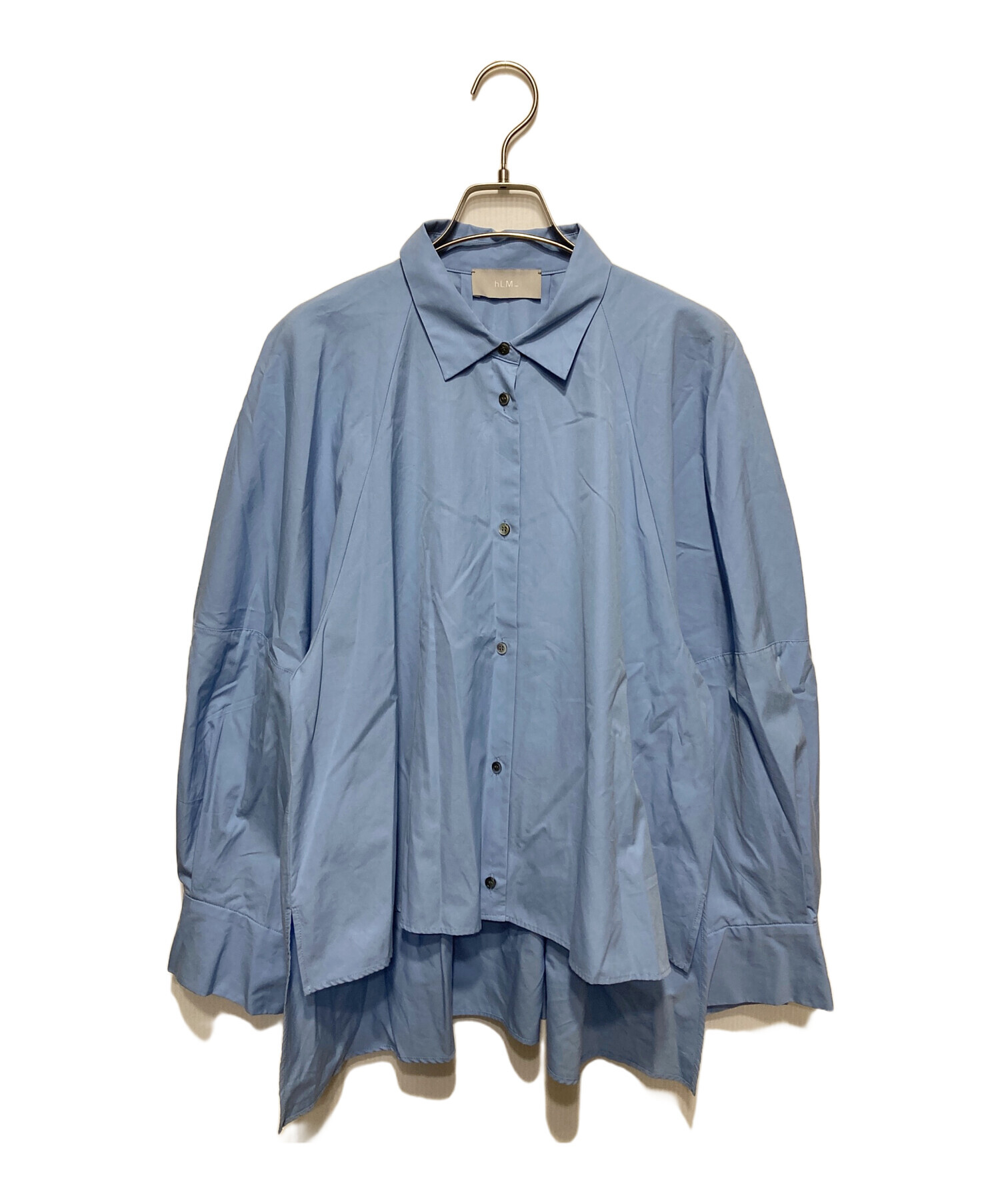 中古・古着通販】hLM (エイチエルエム) ラウンドシェイプブラウス 