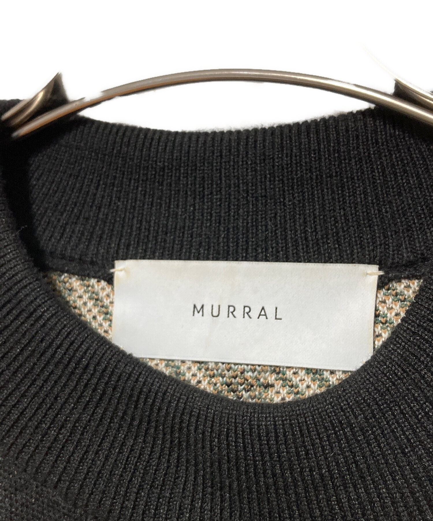 中古・古着通販】MURRAL (ミューラル) Framed flower knit dress