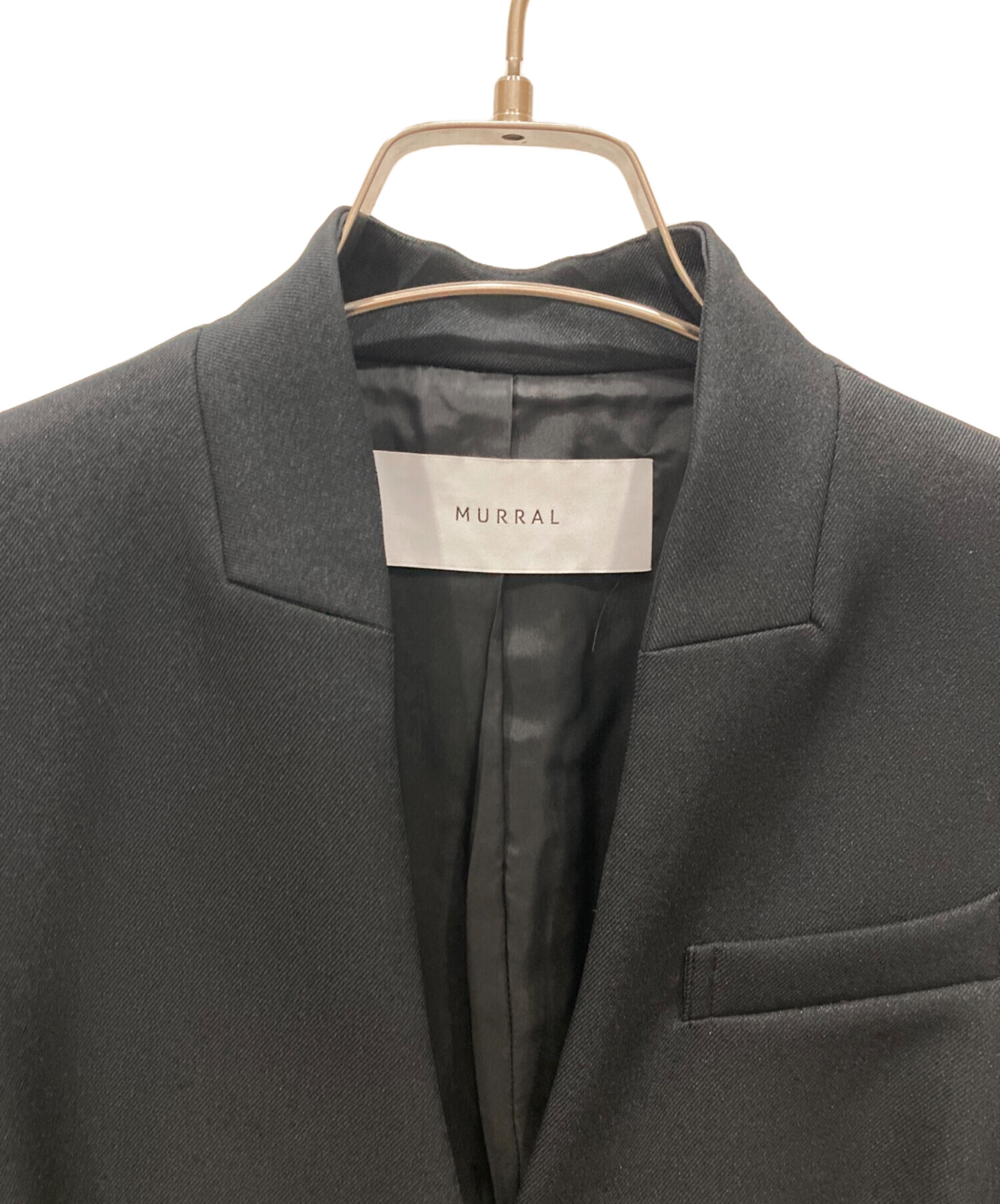 中古・古着通販】MURRAL (ミューラル) Umbrella vest ブラック サイズ 