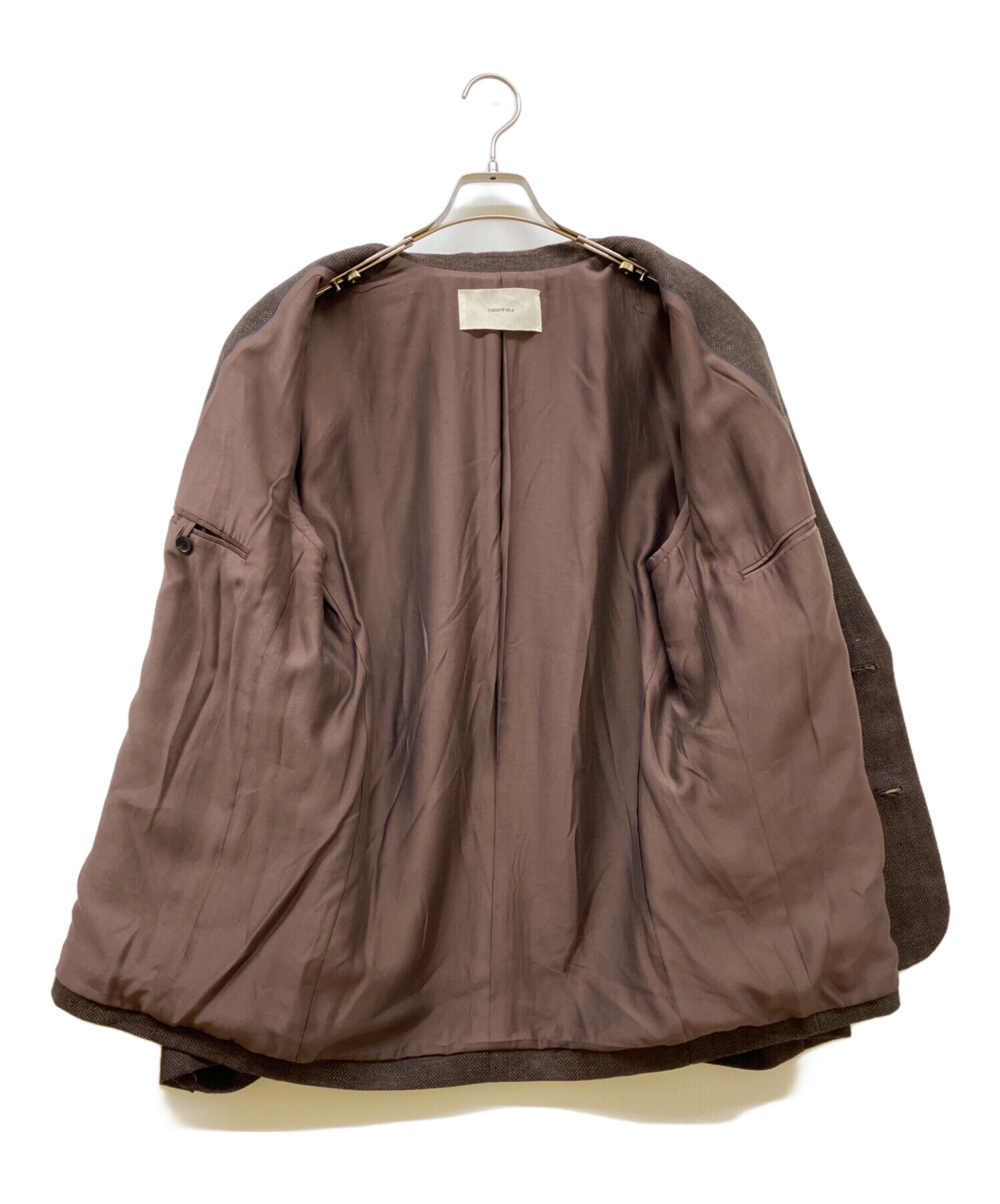 【TODAYFUL/トゥデイフル】ブラウン リネンジャケット(38)ユニセックス TODAYFUL(トゥデイフル) / Life's online store（ライフズ