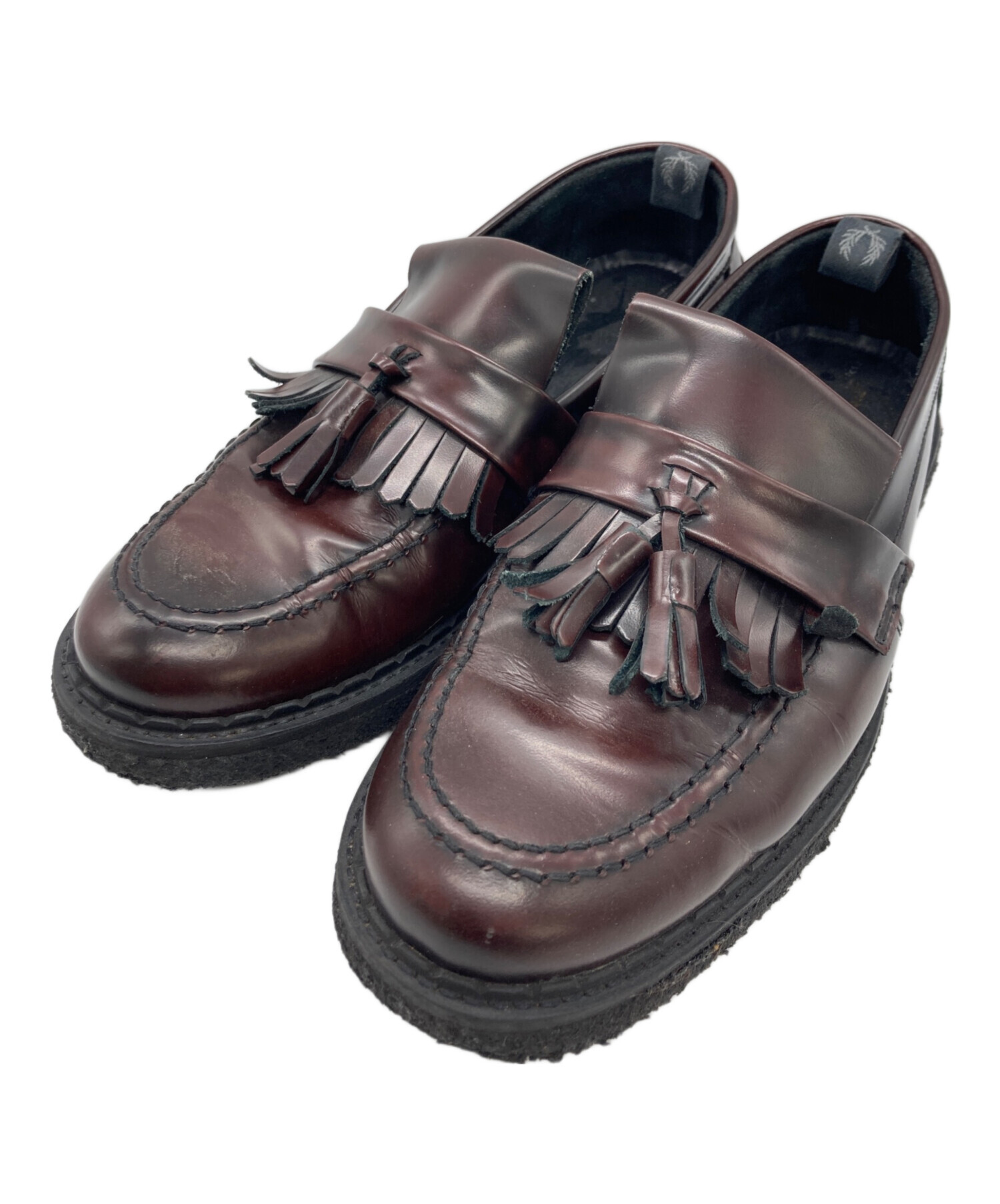 E COX / ローファー/23.5cm/ブラウン/レザー/B9278/タッセルローファー/ジョージコックス 中古・古着通販】FRED PERRY (フレッドペリー) GEORGE COX (ジョージ