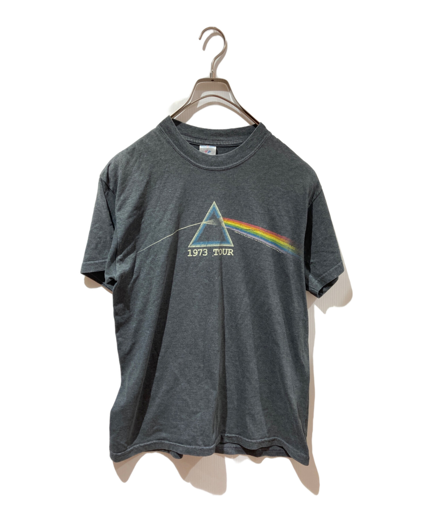 pink floyd アートプリント オーバーサイズTシャツ グレー 中古・古着通販】PINK FLOYD (ピンクフロイド) プリントTシャツ グレー