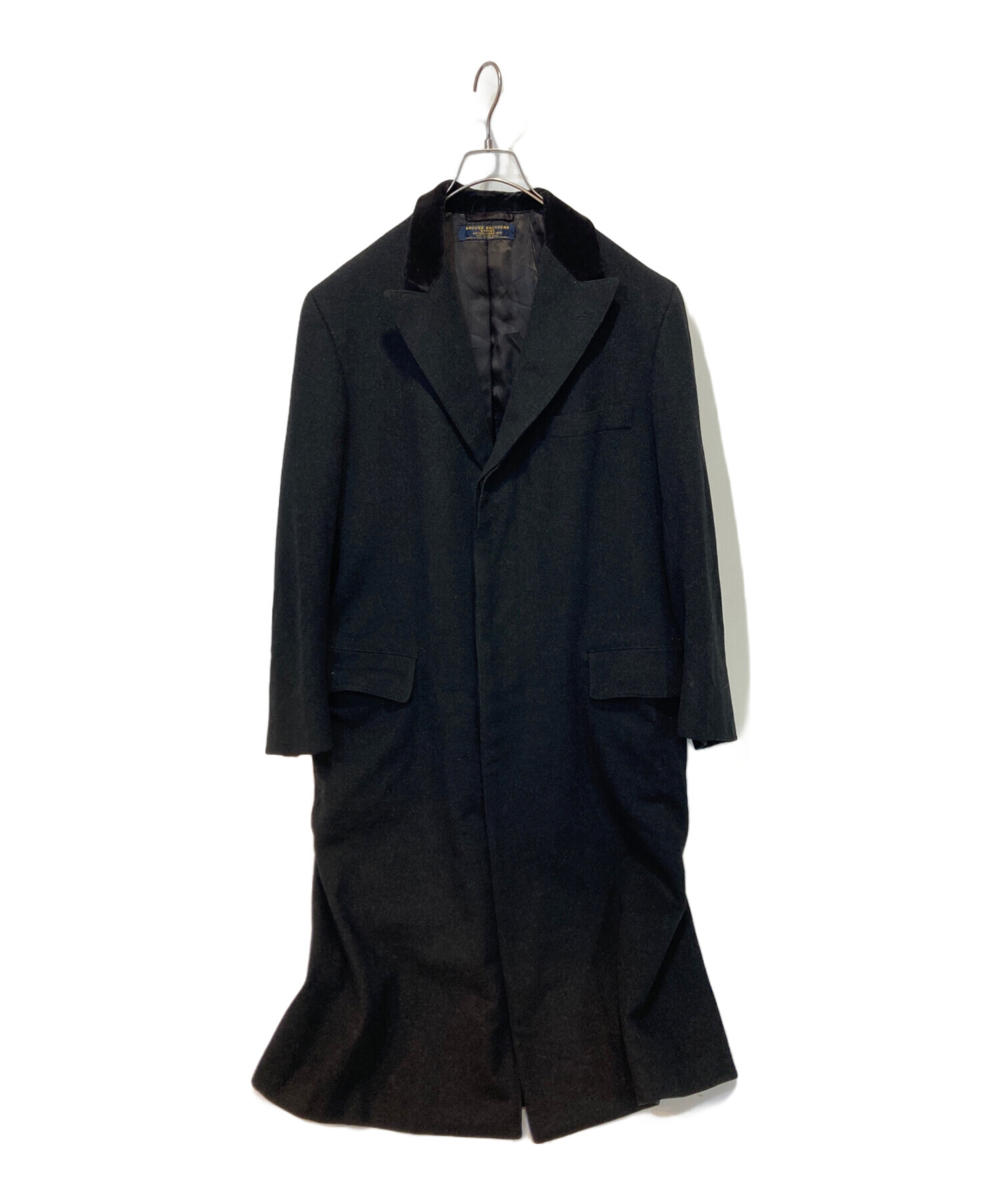 ＜美品＞ Brooks Brothers 黒 チェスターコート 中古・古着通販】BROOKS BROTHERS (ブルックスブラザーズ) MAKERS
