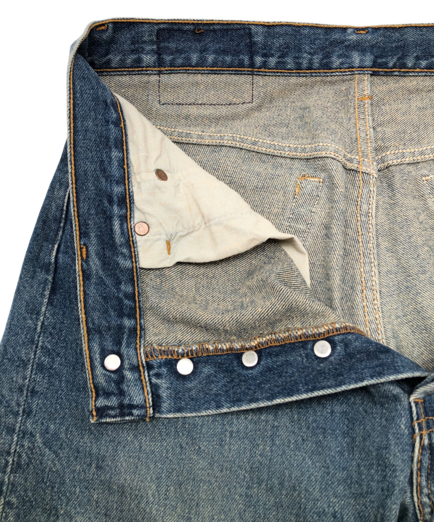 中古・古着通販】LEVI'S (リーバイス) 501XXデニムパンツ ボタン裏552
