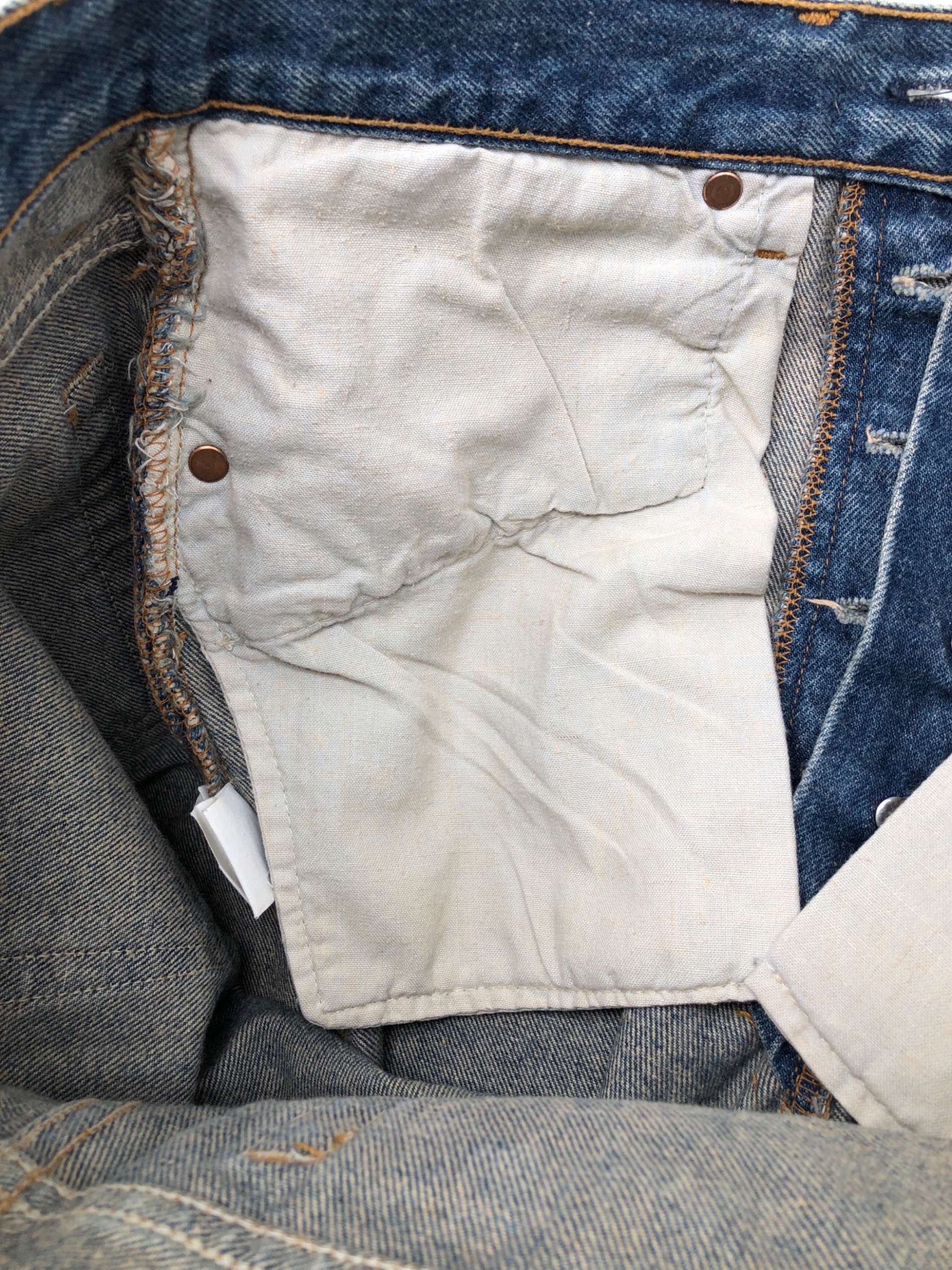 中古・古着通販】LEVI'S (リーバイス) 80s 501XXデニムパンツ ボタン裏