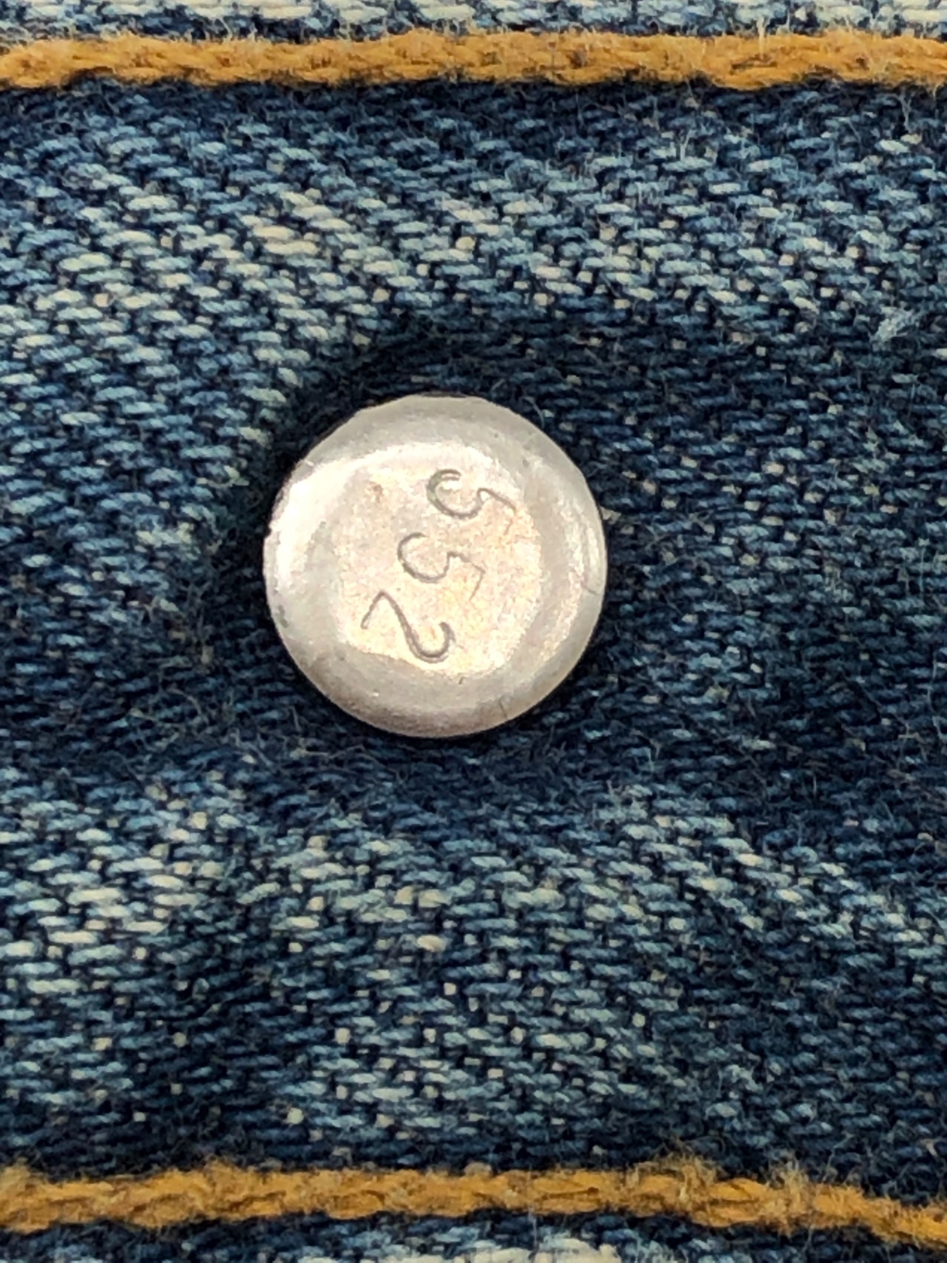 中古・古着通販】LEVI'S (リーバイス) 80s 501XXデニムパンツ ボタン裏