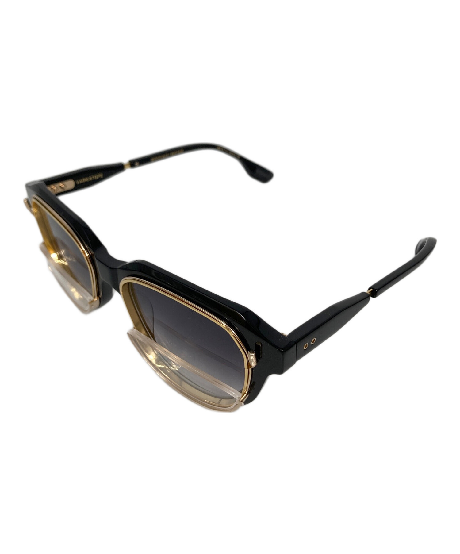 中古・古着通販】DITA (ディータ) サングラス ブラック×ゴールド 