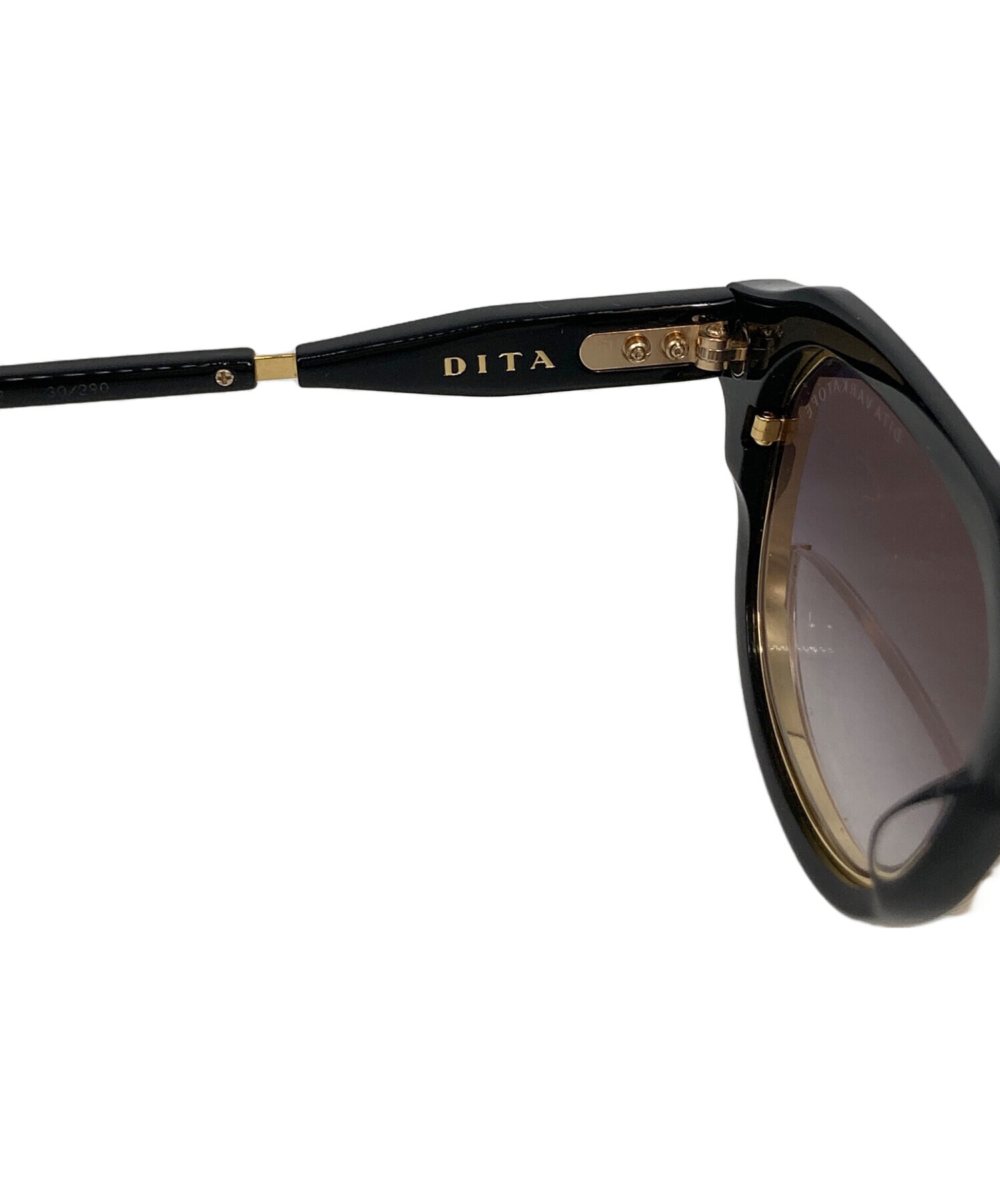 中古・古着通販】DITA (ディータ) サングラス ブラック×ゴールド