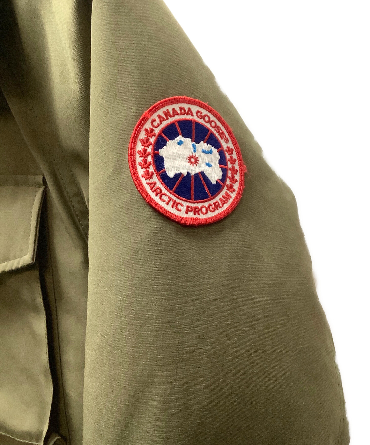 中古・古着通販】CANADA GOOSE (カナダグース) KAMLOOPS オリーブ 