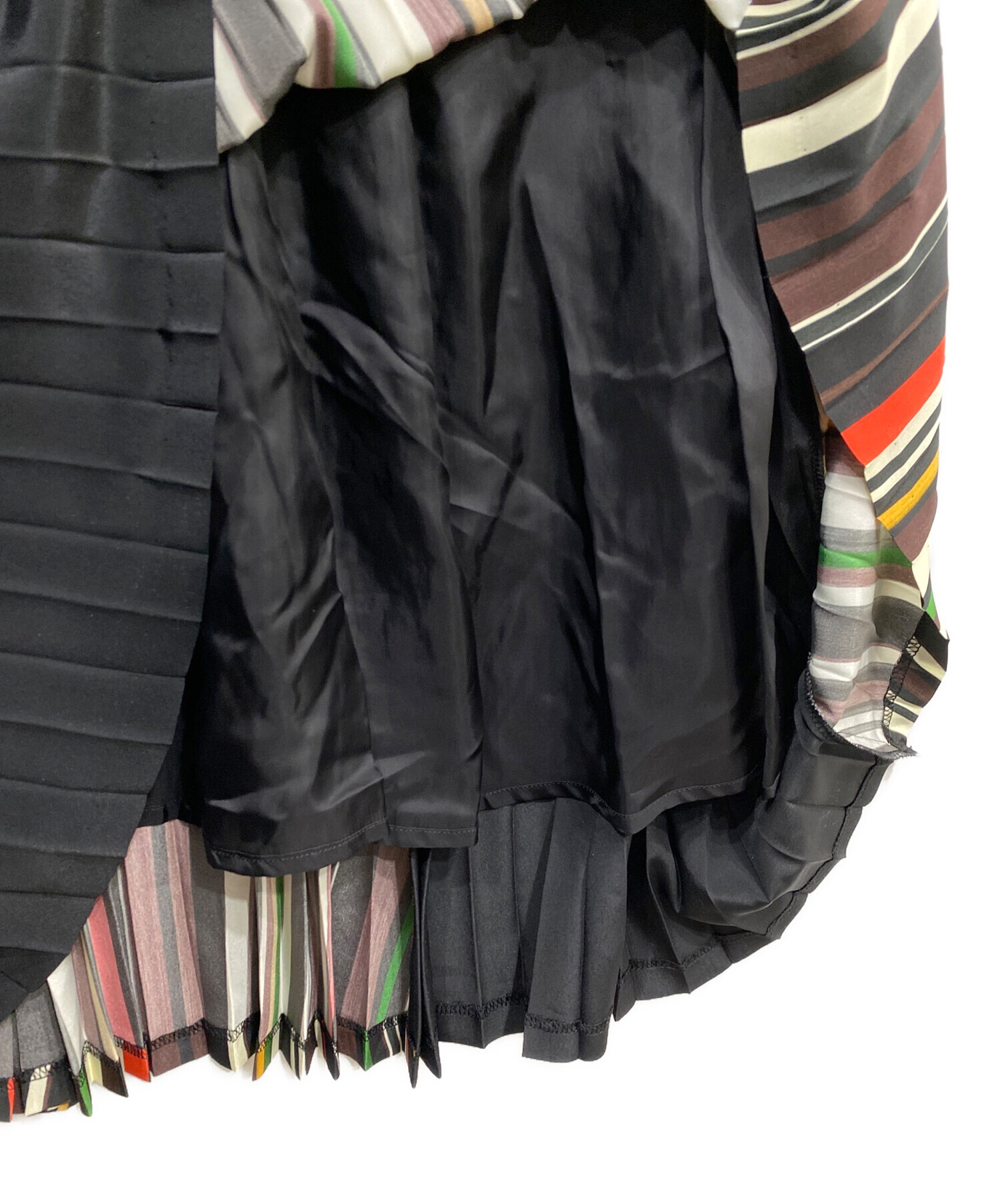 中古・古着通販】AKIRA NAKA (アキラナカ) ウエストレザー プリーツ