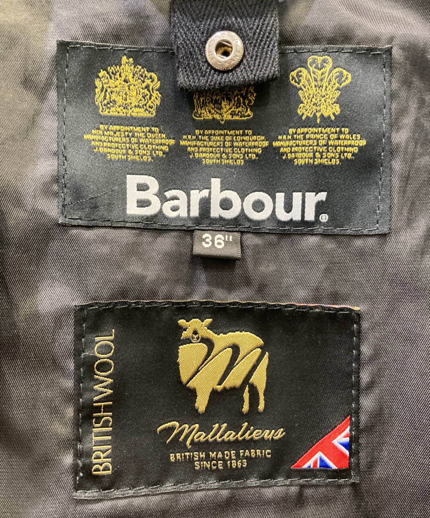 中古・古着通販】Barbour (バブアー) BEDALE SL/BONDED WOOL サイズ 