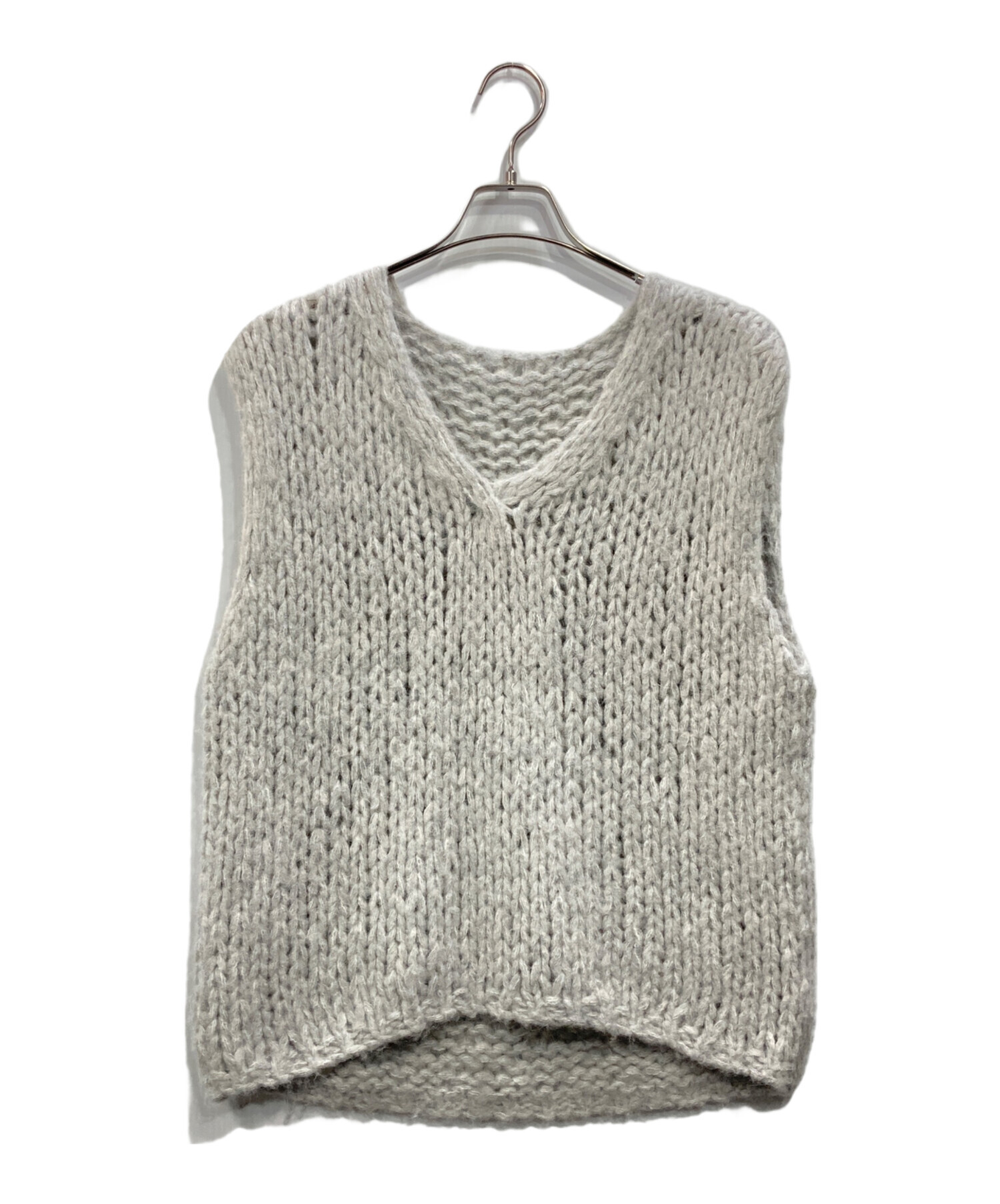 中古・古着通販】Gypsohila (ジプソフィア) Moco Moco Vest グレー