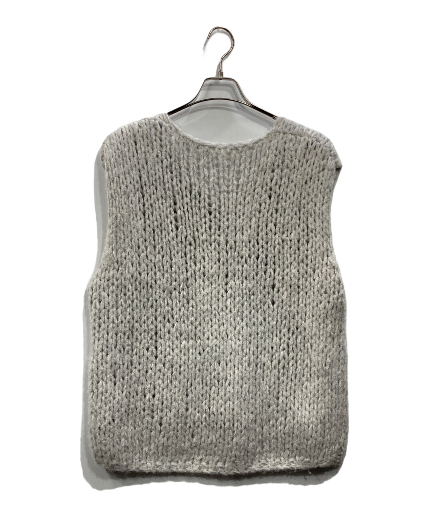 中古・古着通販】Gypsohila (ジプソフィア) Moco Moco Vest グレー