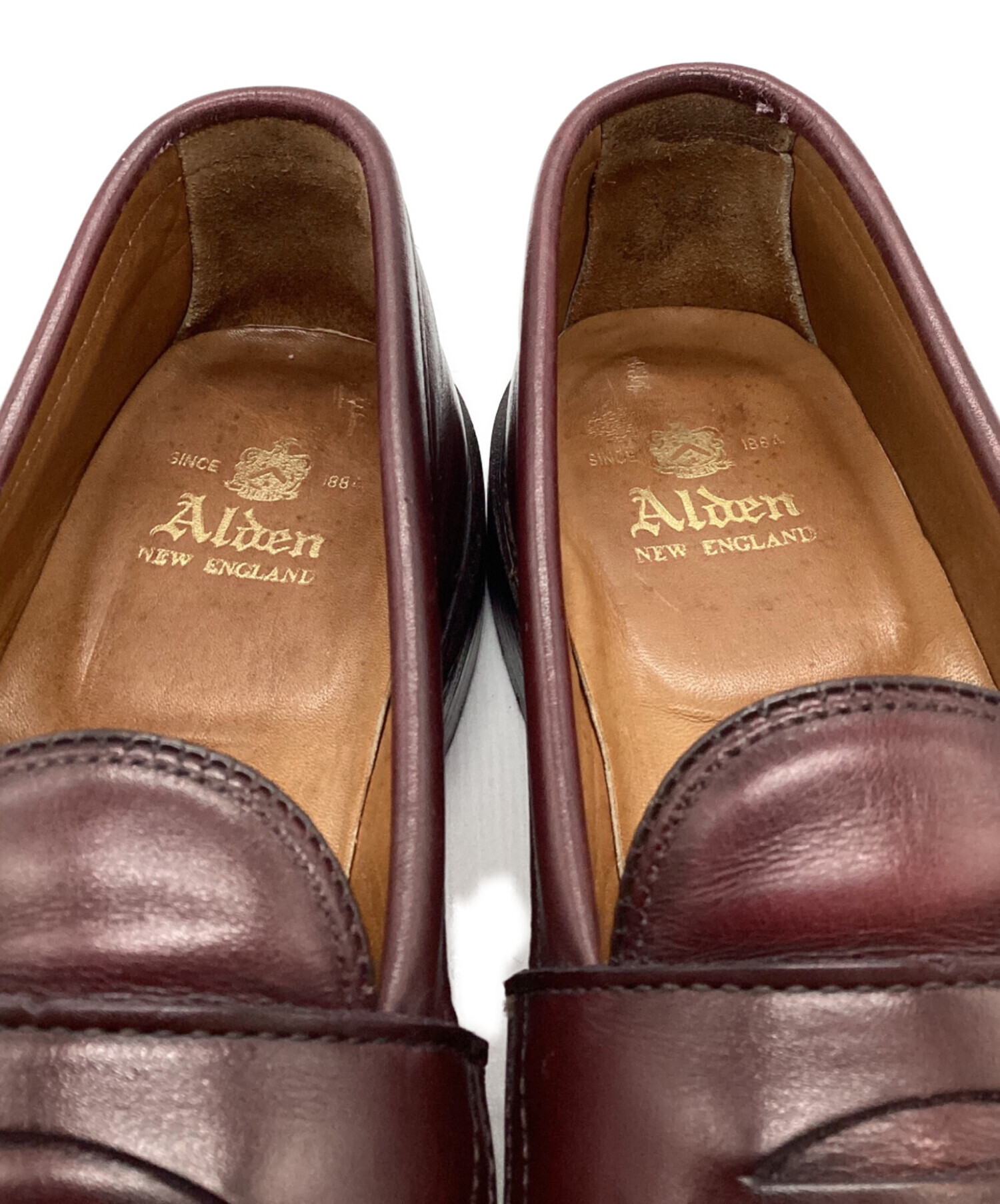 中古・古着通販】Alden (オールデン) コインローファー ワインレッド 