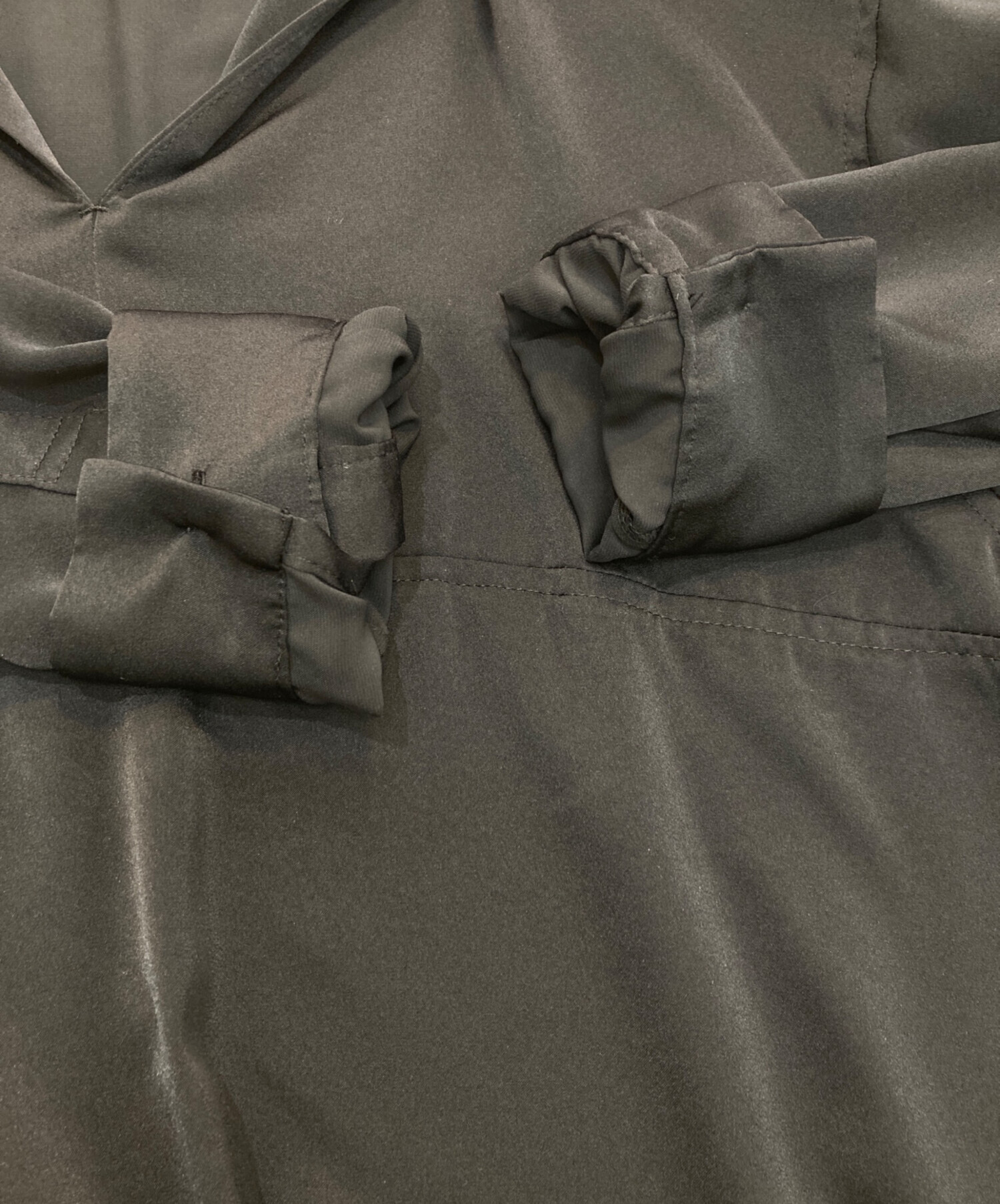 中古・古着通販】ZOE (ゾーイ) sailor collar shirt ブラック サイズ