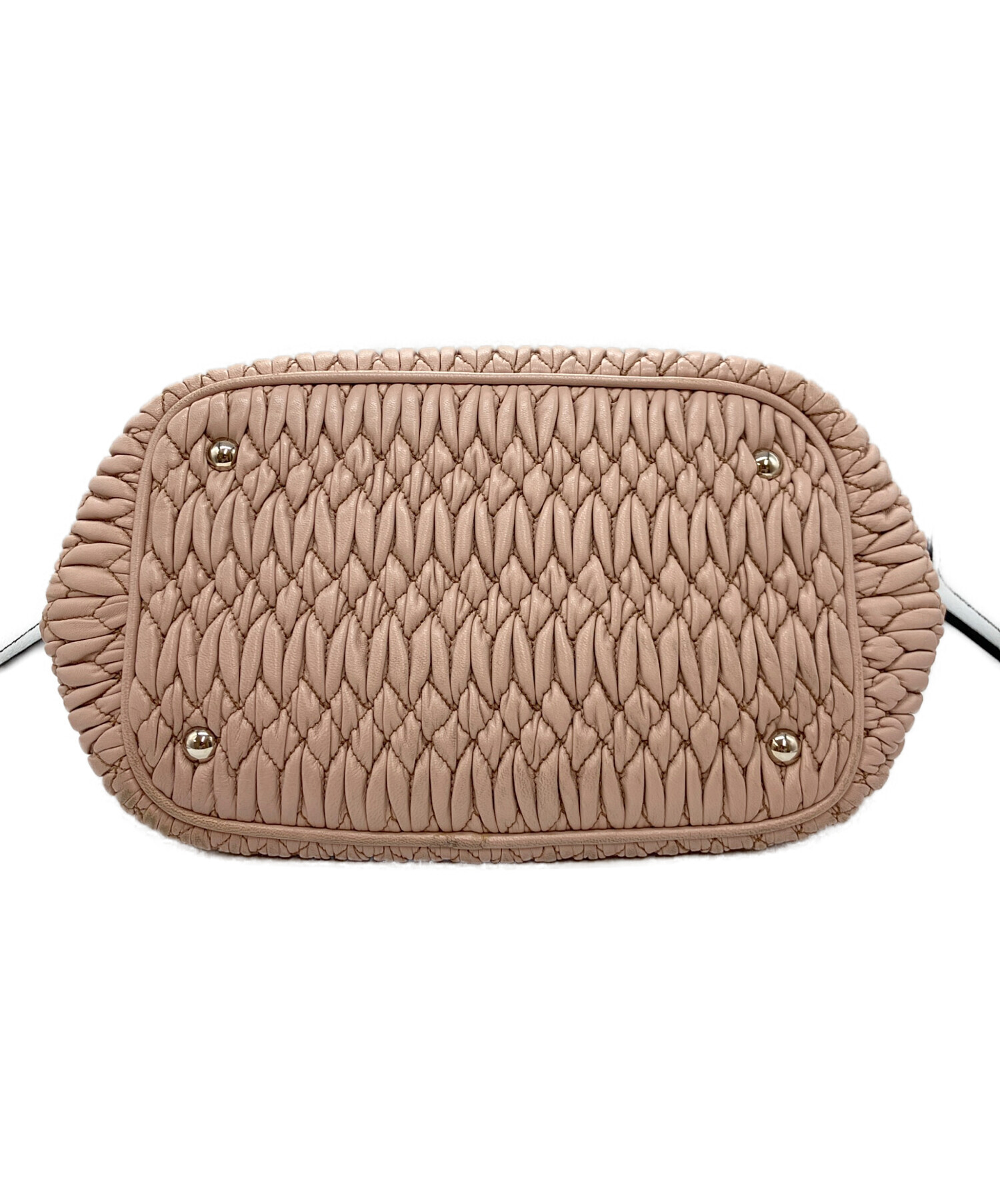 【古着】値下げ！　２WAYバッグ 中古・古着通販】MIU MIU (ミュウミュウ) 2WAYバッグ ピンク｜ブランド