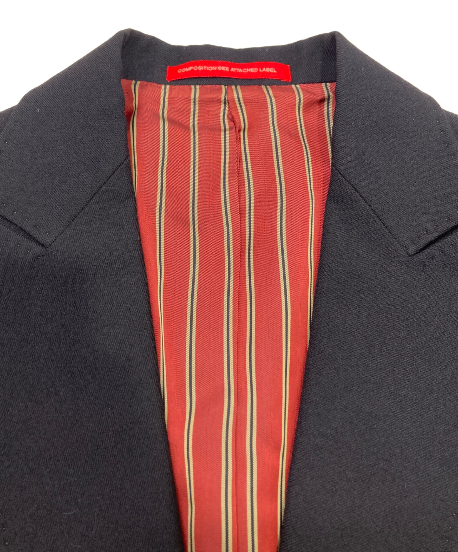 【美品】Y’s Red Label テーラードジャケット レッド 中古・古着通販】Y's Red Label (ワイズレッドレーベル) テーラード