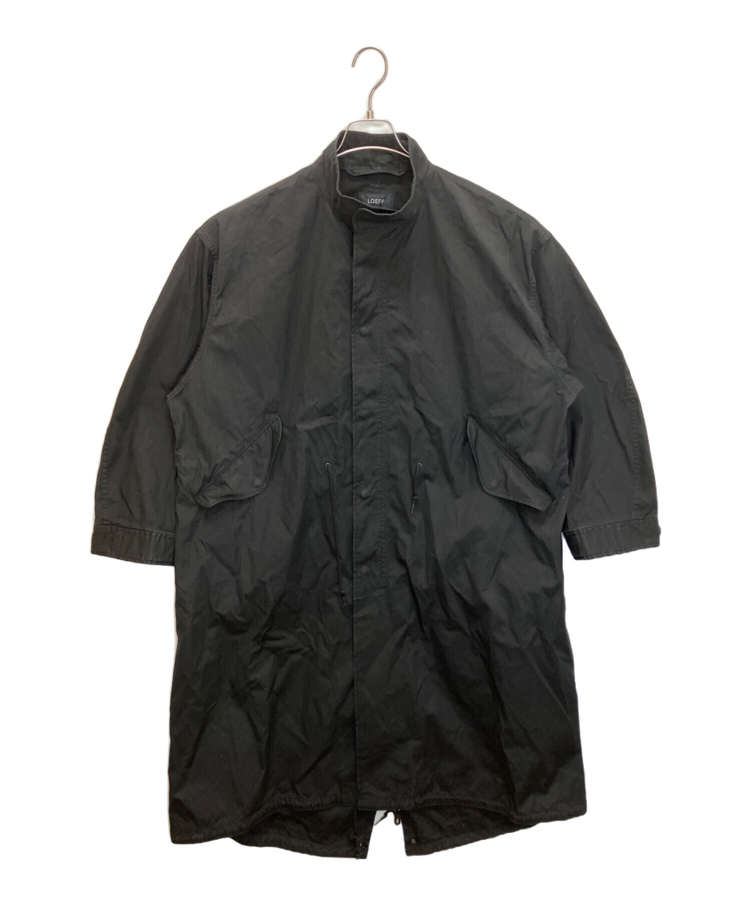中古・古着通販】LOEFF (ロエフ) 8886-243-0023 モッズコート ブラック