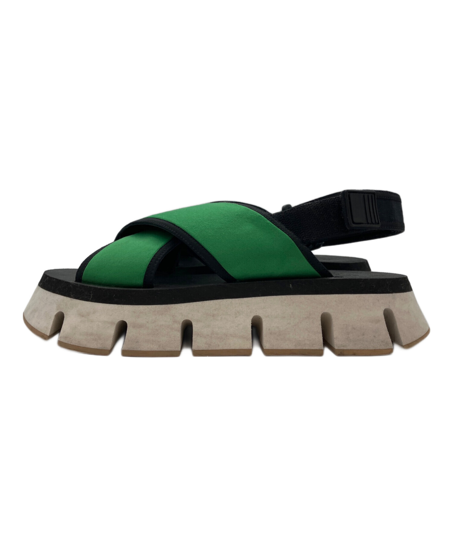 中古・古着通販】MARNI (マルニ) Ridged Sole Sandals グリーン サイズ