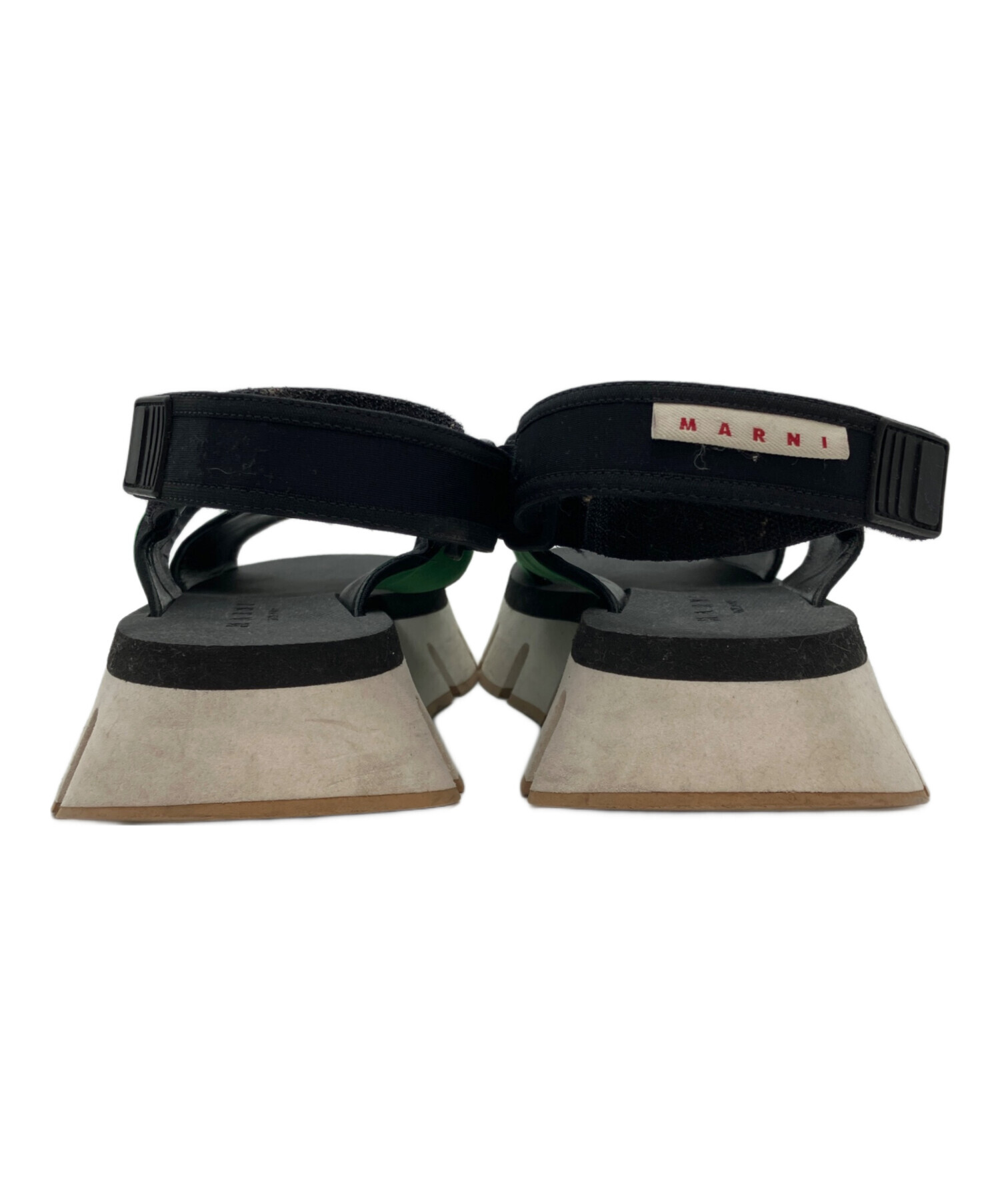 中古・古着通販】MARNI (マルニ) Ridged Sole Sandals グリーン サイズ