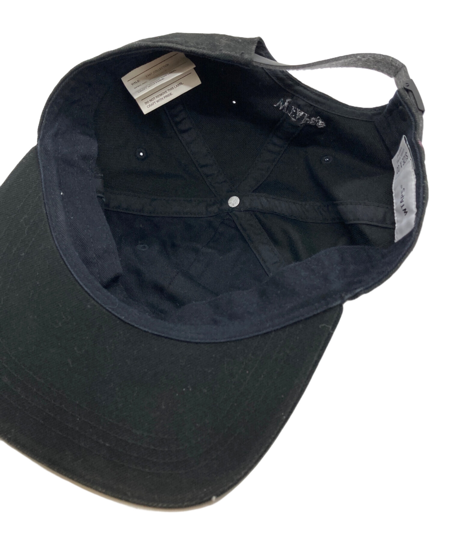 中古・古着通販】WTAPS (ダブルタップス) キャップ ブラック サイズ:00