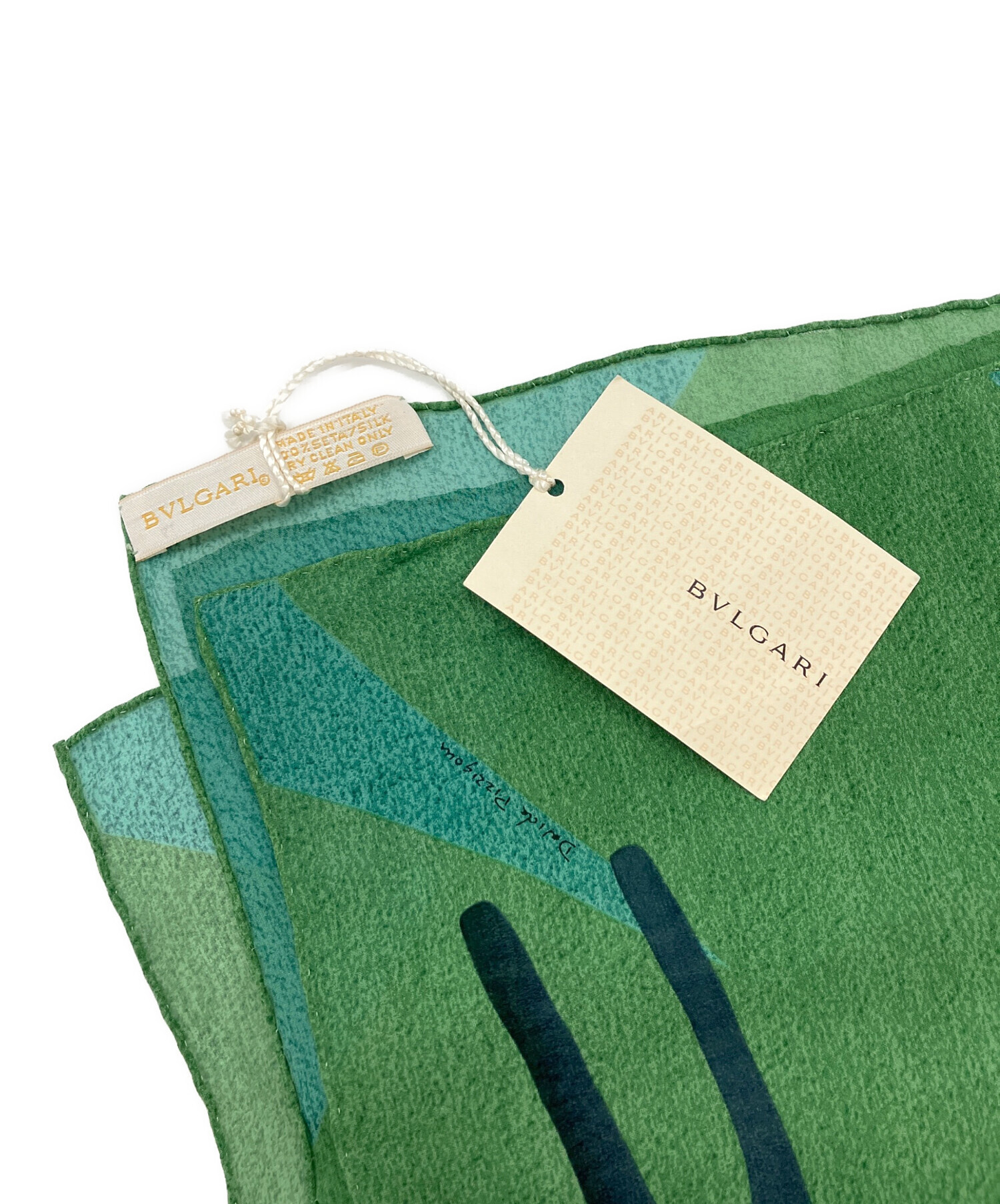 中古・古着通販】BVLGARI (ブルガリ) animal print silk scarf