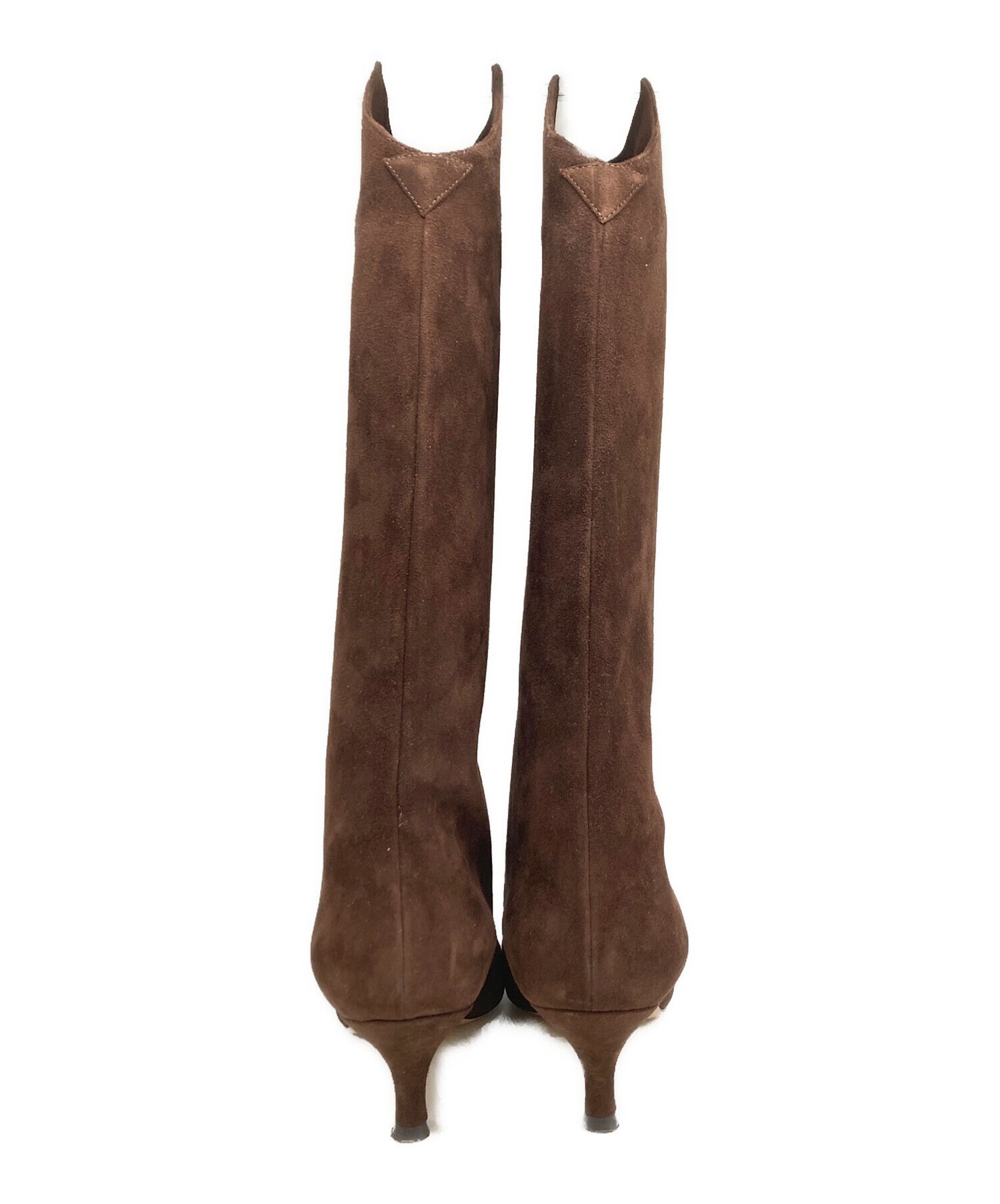 中古・古着通販】NEBULONIE (ネブローニ) スエードミドルブーツ