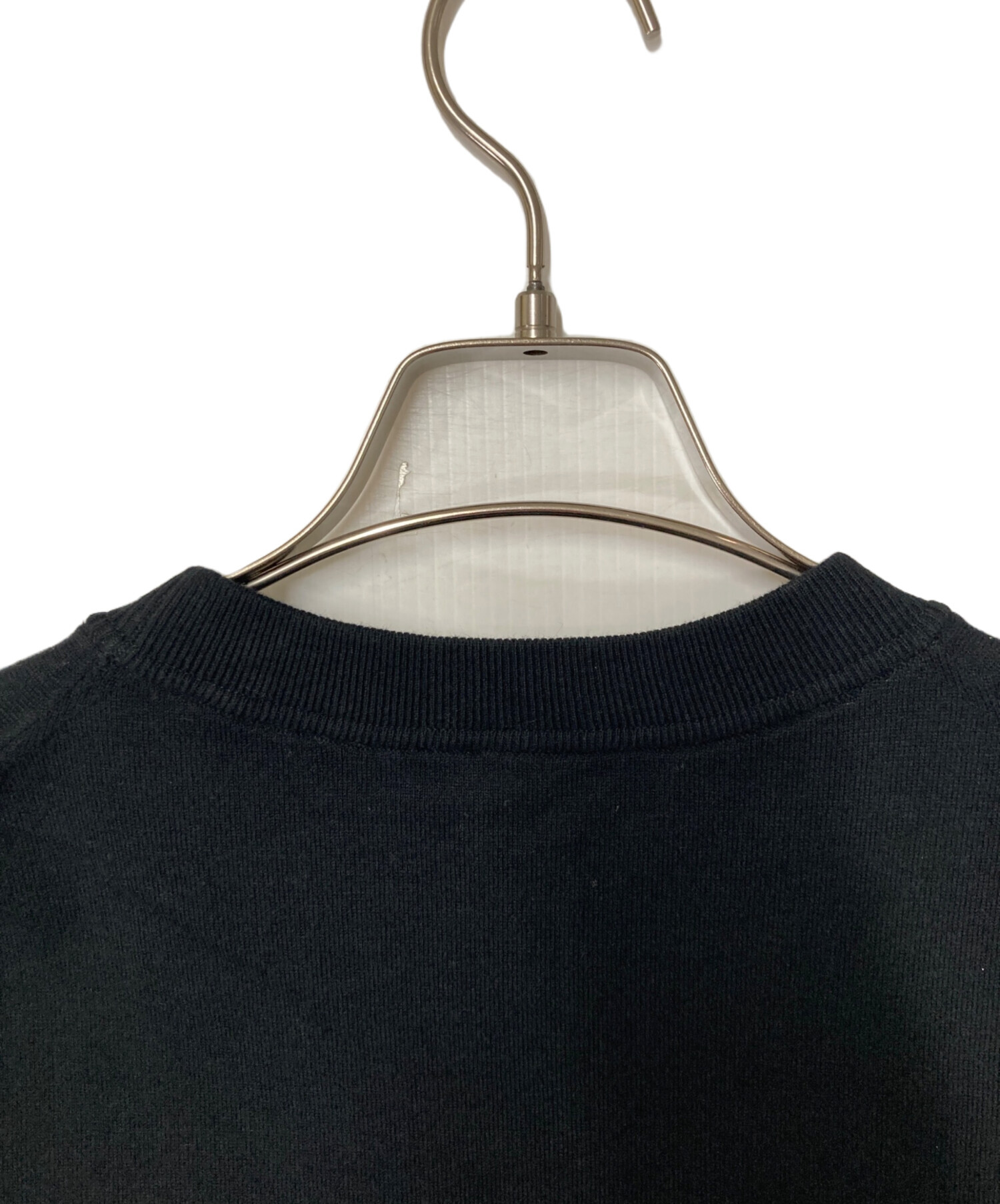 中古・古着通販】BOSS (ボス) クルーネックニット ブラック サイズ:L