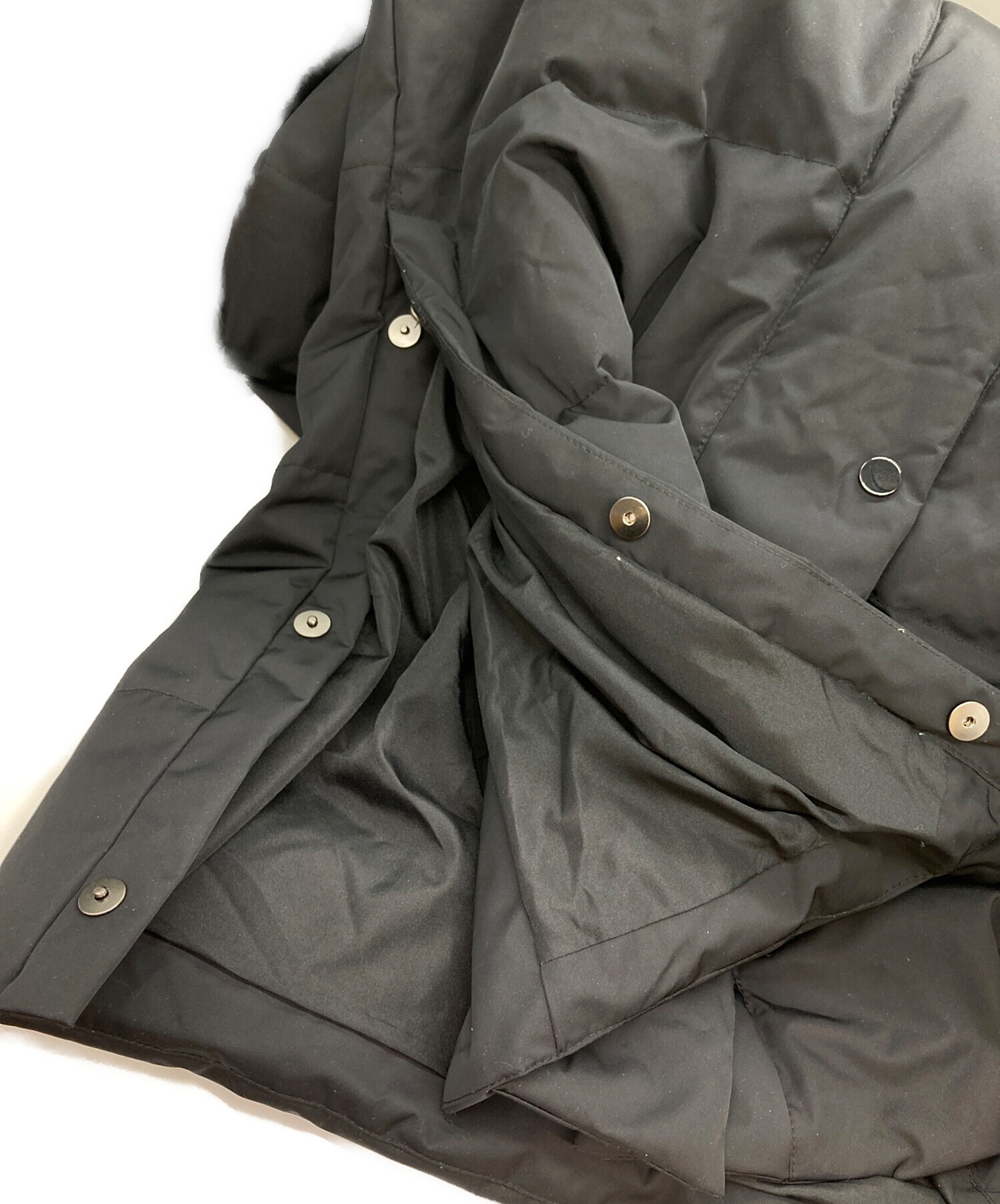 中古・古着通販】ZARA (ザラ) ダウンコート ブラック サイズ:XS 未使用 