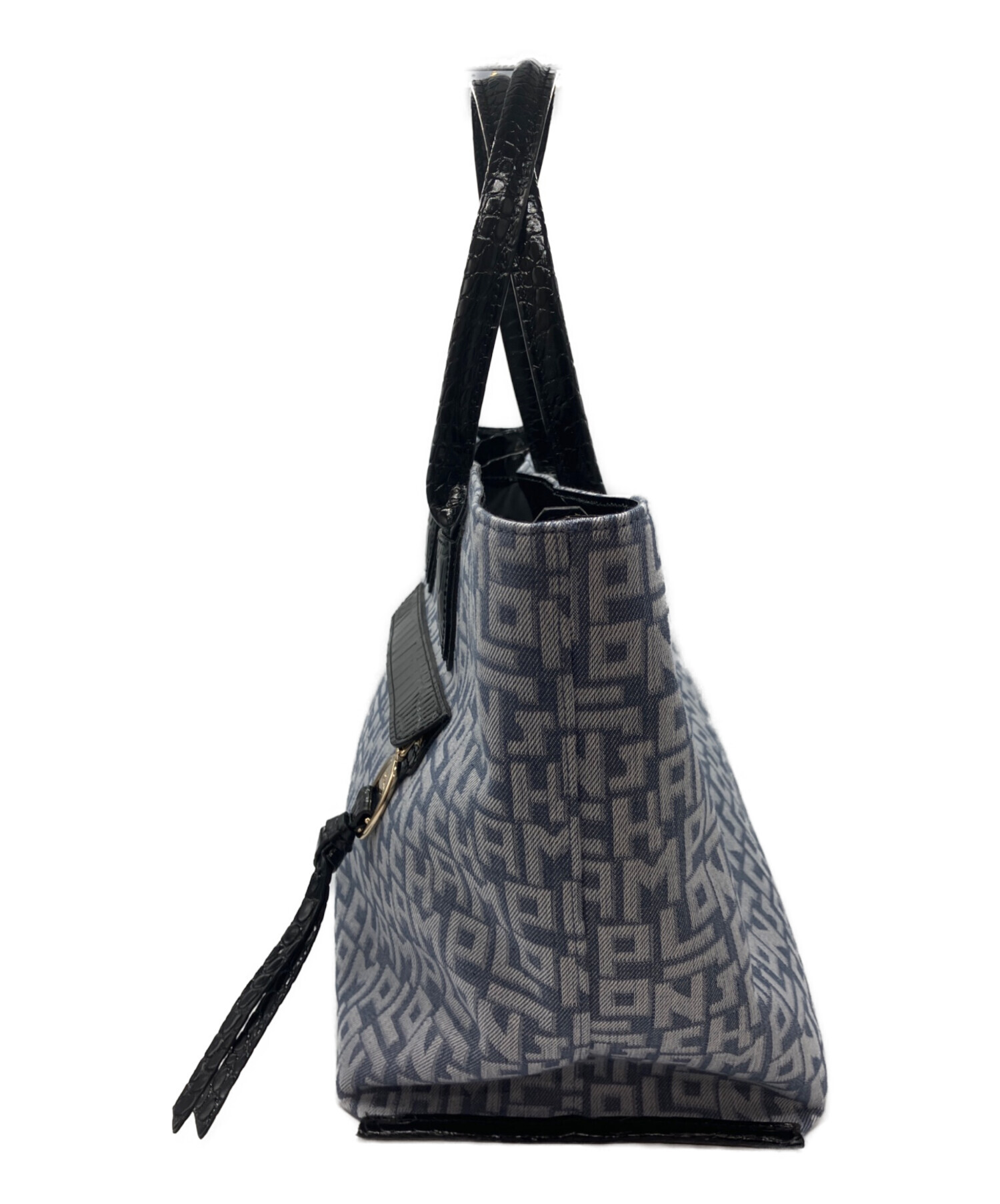 中古・古着通販】LONGCHAMP (ロンシャン) デニムトートバッグ 10105 