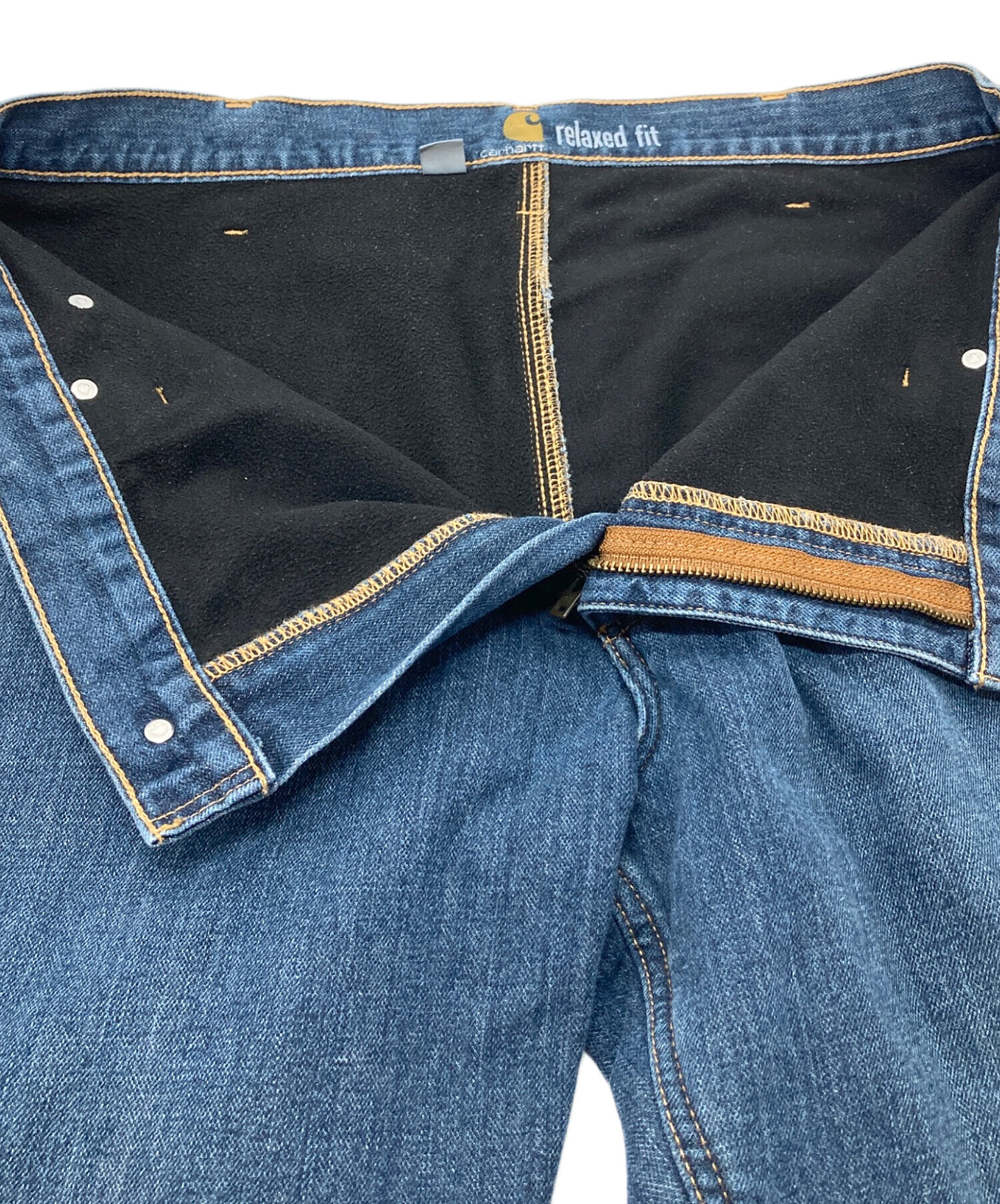 中古・古着通販】CarHartt (カーハート) 裏フリースデニムパンツ 
