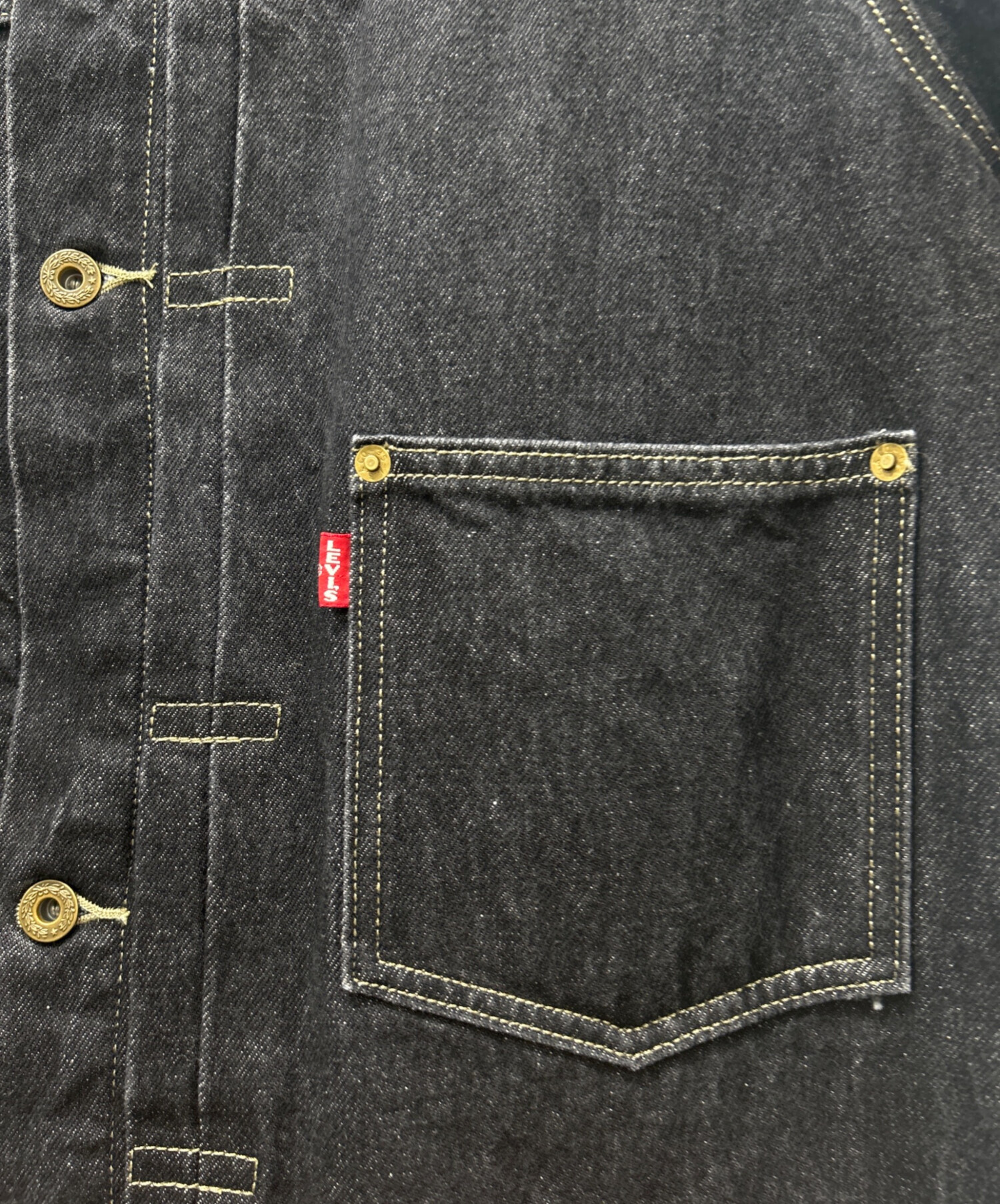 中古・古着通販】LEVI'S (リーバイス) PREMIUM BLACK TYPE I TRUCKER